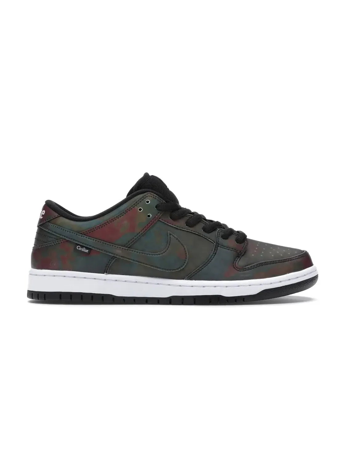 Мужские кроссовки с термочувствительным верхом Nike SB Dunk Low Nike — изображение 1 из 4, черный/черный-черный