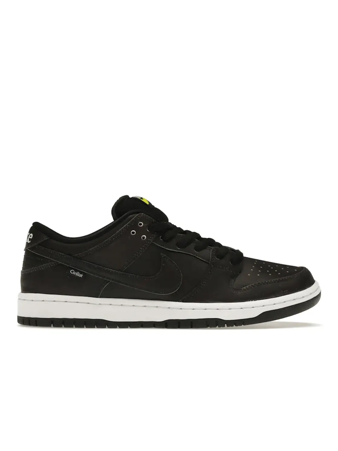 Мужские кроссовки с термохромным принтом Nike SB Dunk Low Civilist Special Box — изображение 1 из 4, черный/белый-черный