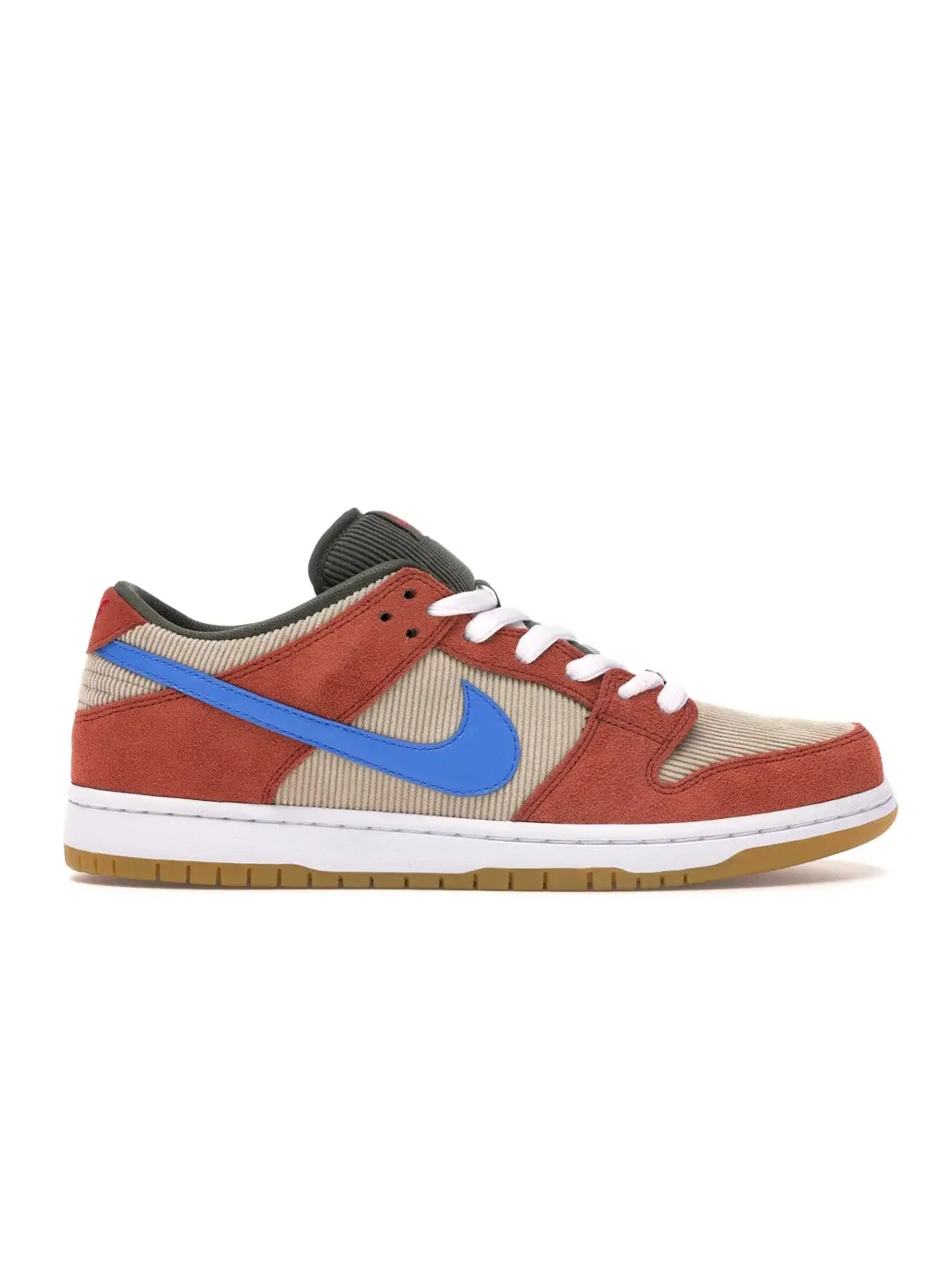 Мужские кроссовки с вельветовым верхом Nike SB Dunk Low — изображение 1 из 4, синий