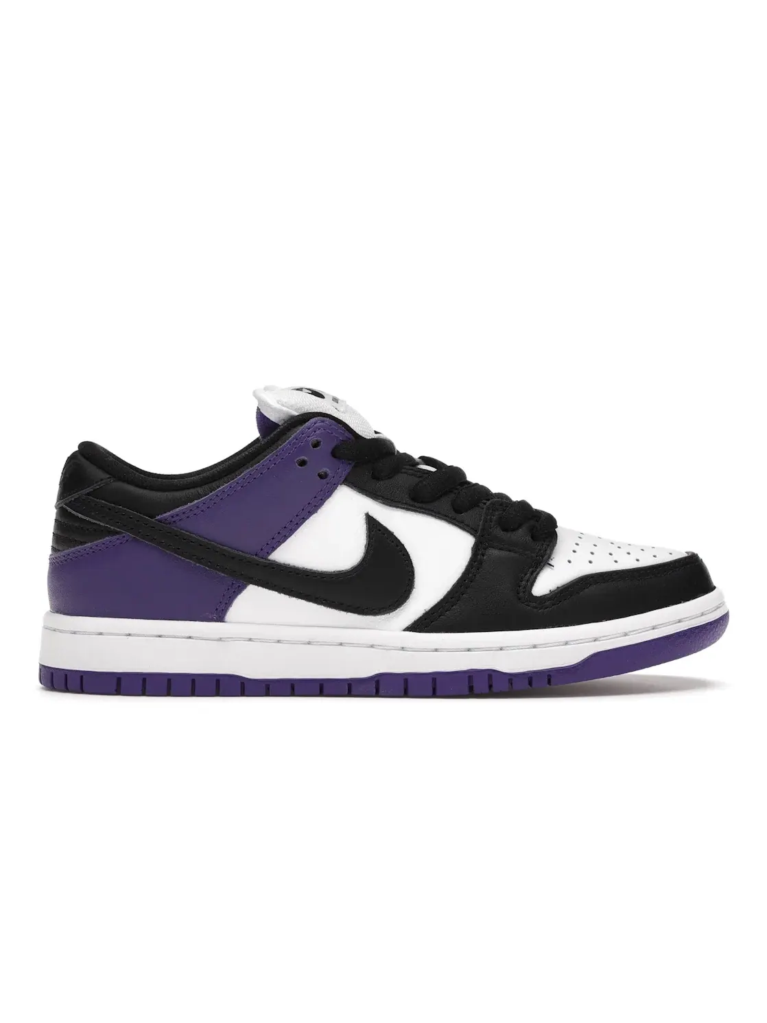 Мужские кроссовки с кожаным верхом Nike SB Dunk Low — изображение 1 из 4, фиолетовый/черный/белый