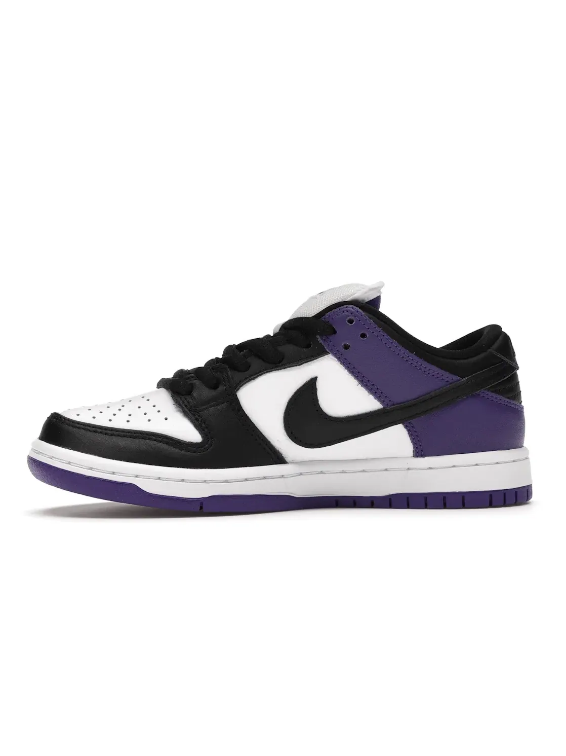 Мужские кроссовки с кожаным верхом Nike SB Dunk Low — изображение 3 из 4, фиолетовый/черный/белый