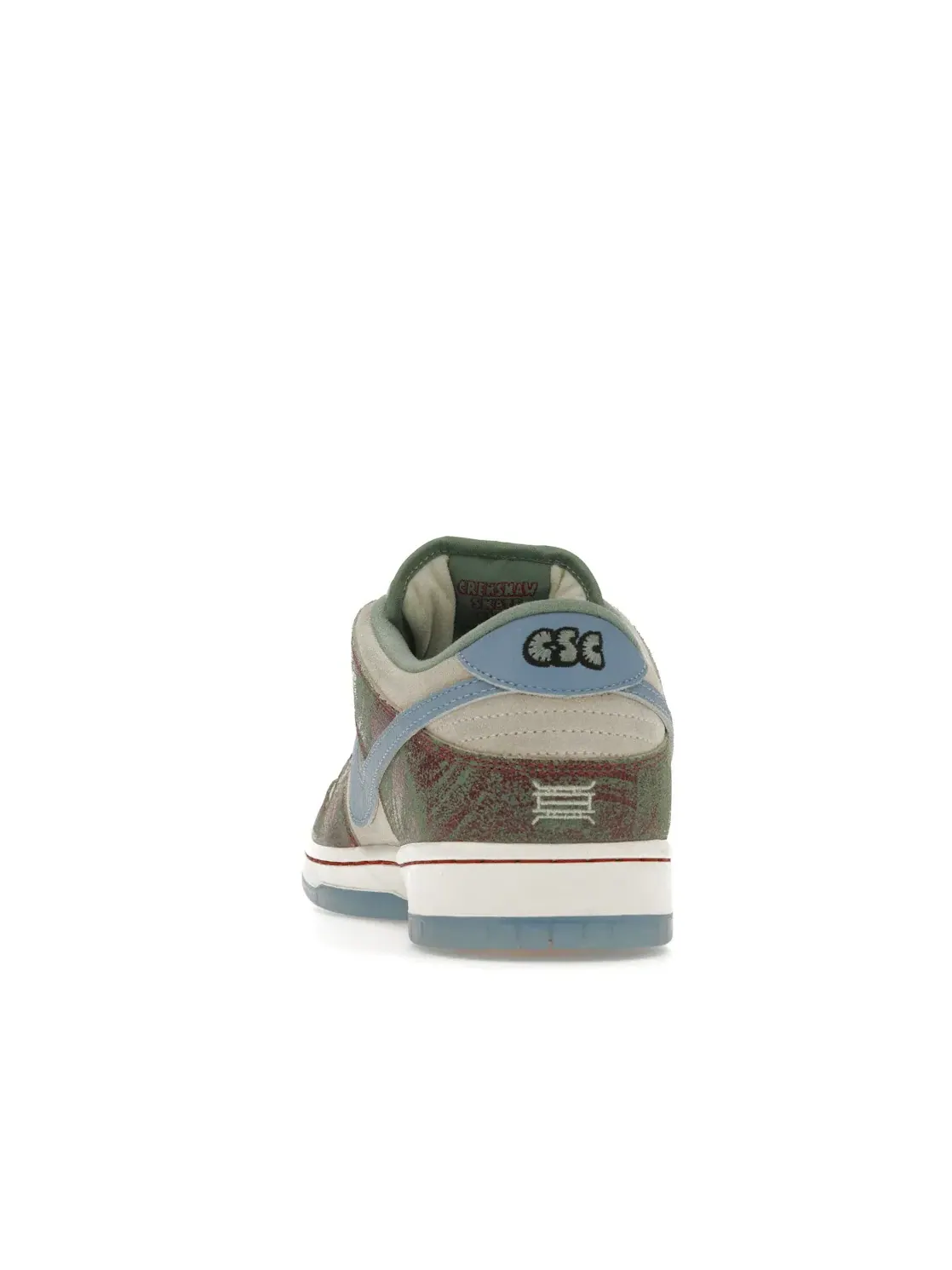 Мужские кроссовки с замшевыми вставками Nike SB Dunk Low — изображение 4 из 4, светлый синий