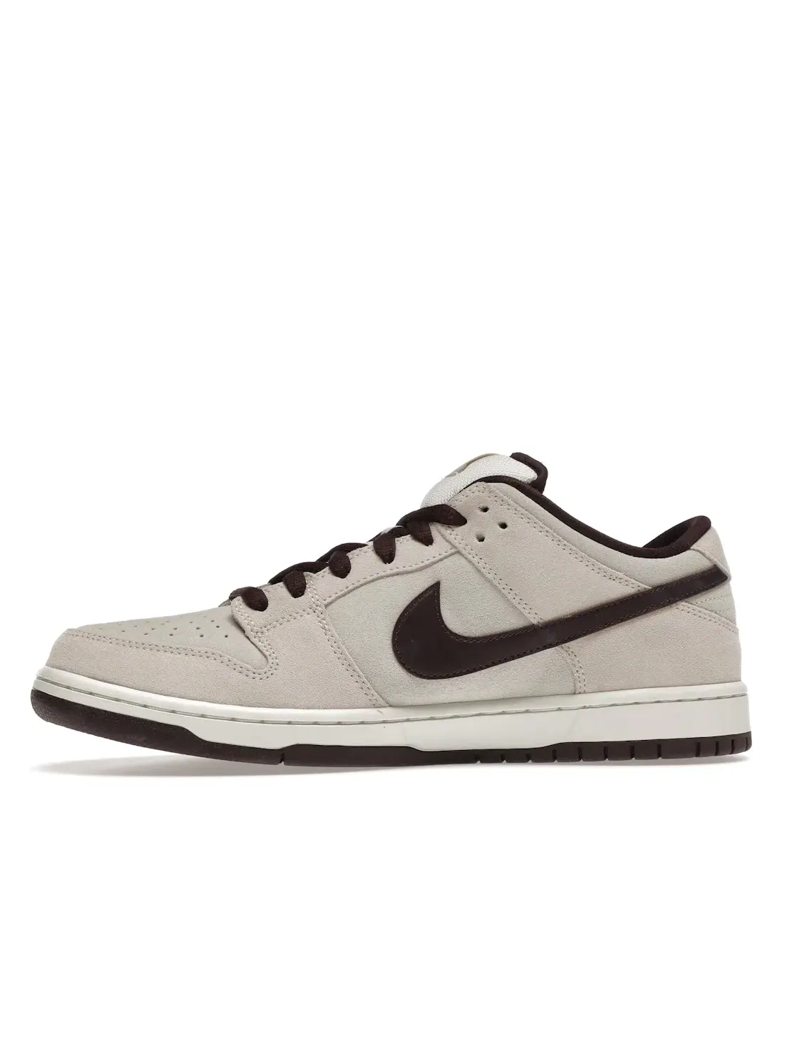 Мужские кроссовки для скейтбординга с замшевым верхом Nike SB Dunk Low — изображение 3 из 4, песочный/-белый