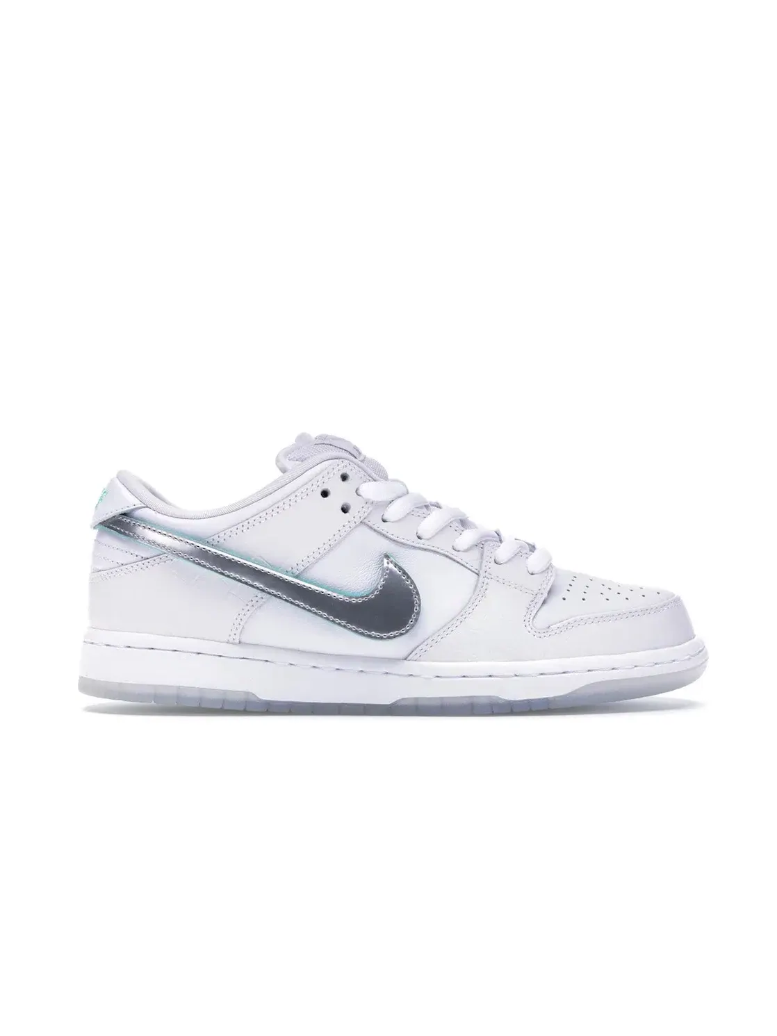 Мужские кроссовки Nike SB Dunk Low Diamond Supply Co White Diamond — изображение 1 из 4, белый белый