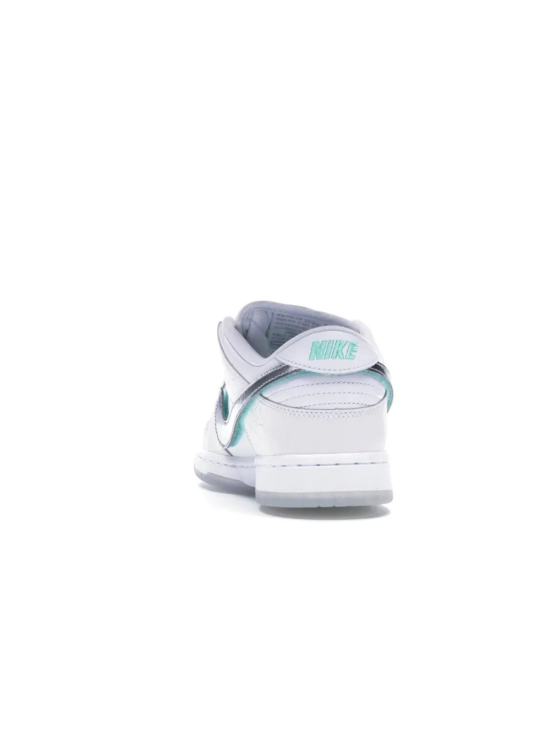 Мужские кроссовки Nike SB Dunk Low Diamond Supply Co White Diamond — изображение 4 из 4, белый белый