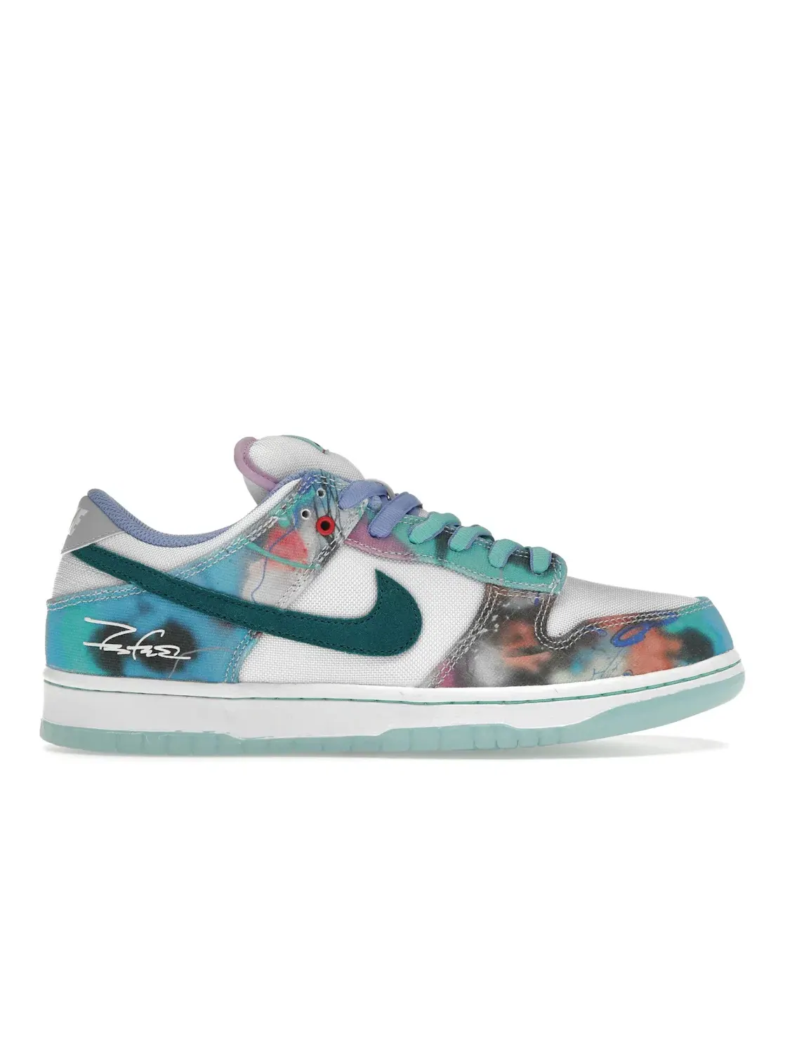 Мужские кроссовки с принтом Nike SB Dunk Low Futura Laboratories Nike — изображение 1 из 4, голубой//белый