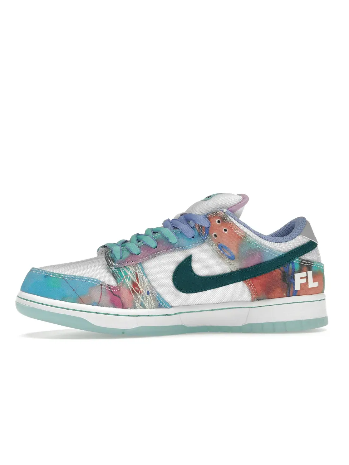 Мужские кроссовки с принтом Nike SB Dunk Low Futura Laboratories Nike — изображение 3 из 4, голубой//белый