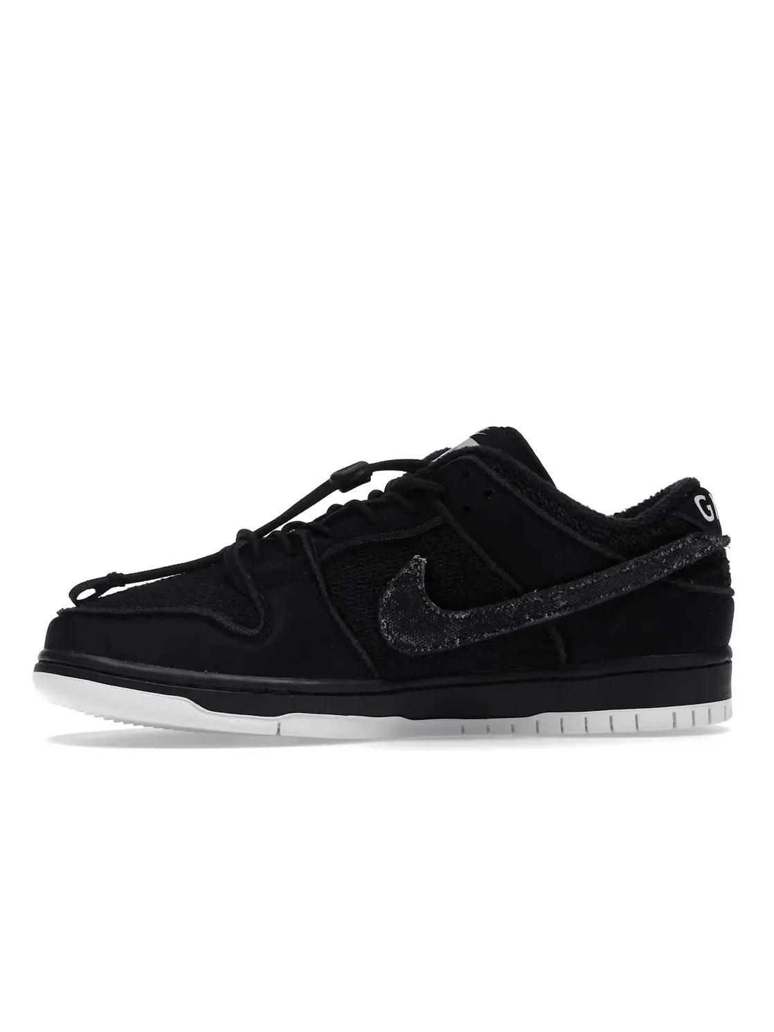 Мужские кроссовки с махровой тканью Nike SB Dunk Low Gnarhunters — изображение 3 из 4, черный/черный/белый