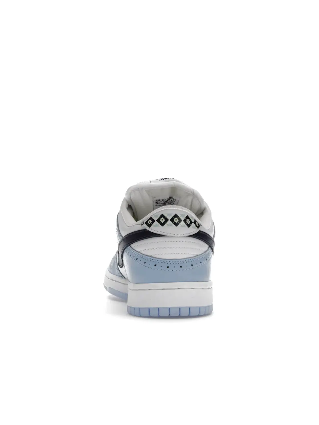 Мужские кроссовки с принтом Nike SB Dunk Low Nike — изображение 4 из 4, белый/темно-синий-синий