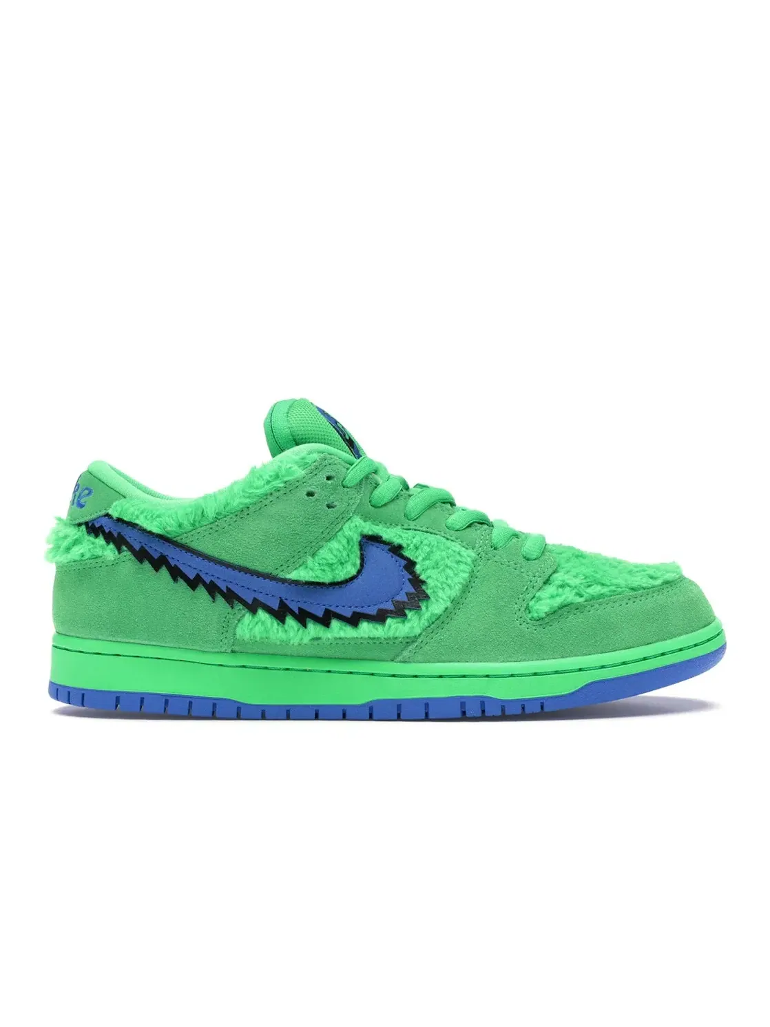 Мужские кроссовки с принтом Nike SB Dunk Low Grateful Dead Bears Green — изображение 1 из 4, зеленый