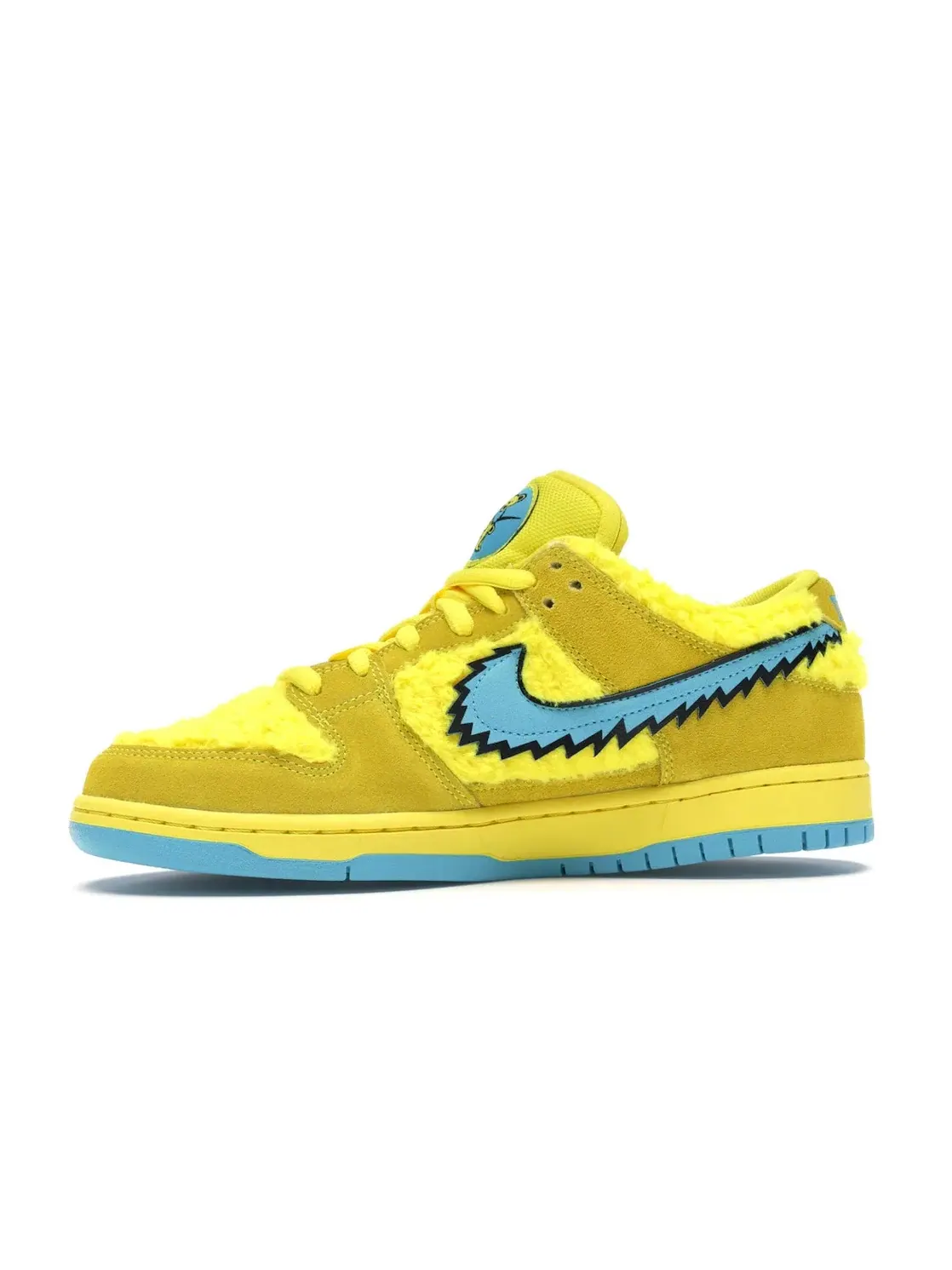 Мужские кроссовки с принтом Nike SB Dunk Low Grateful Dead Bears Nike — изображение 3 из 4, желтый/синий