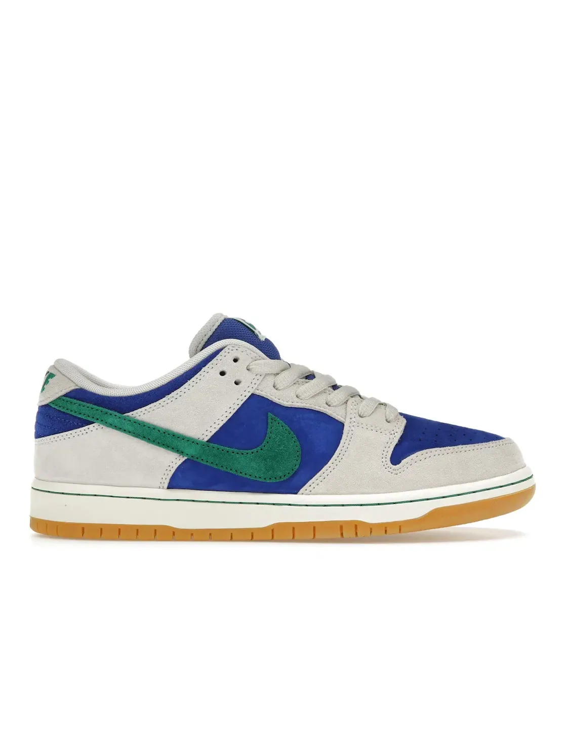 Мужские кроссовки с замшевым верхом Nike SB Dunk Low, Phantom/Malachite/Hyper Royal — изображение 1 из 4