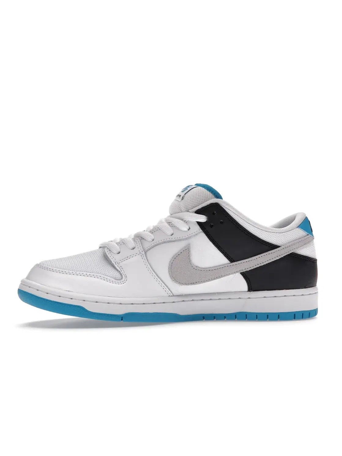 Мужские кроссовки с кожаным верхом Nike SB Dunk Low Nike — изображение 3 из 4, белый/черный/синий