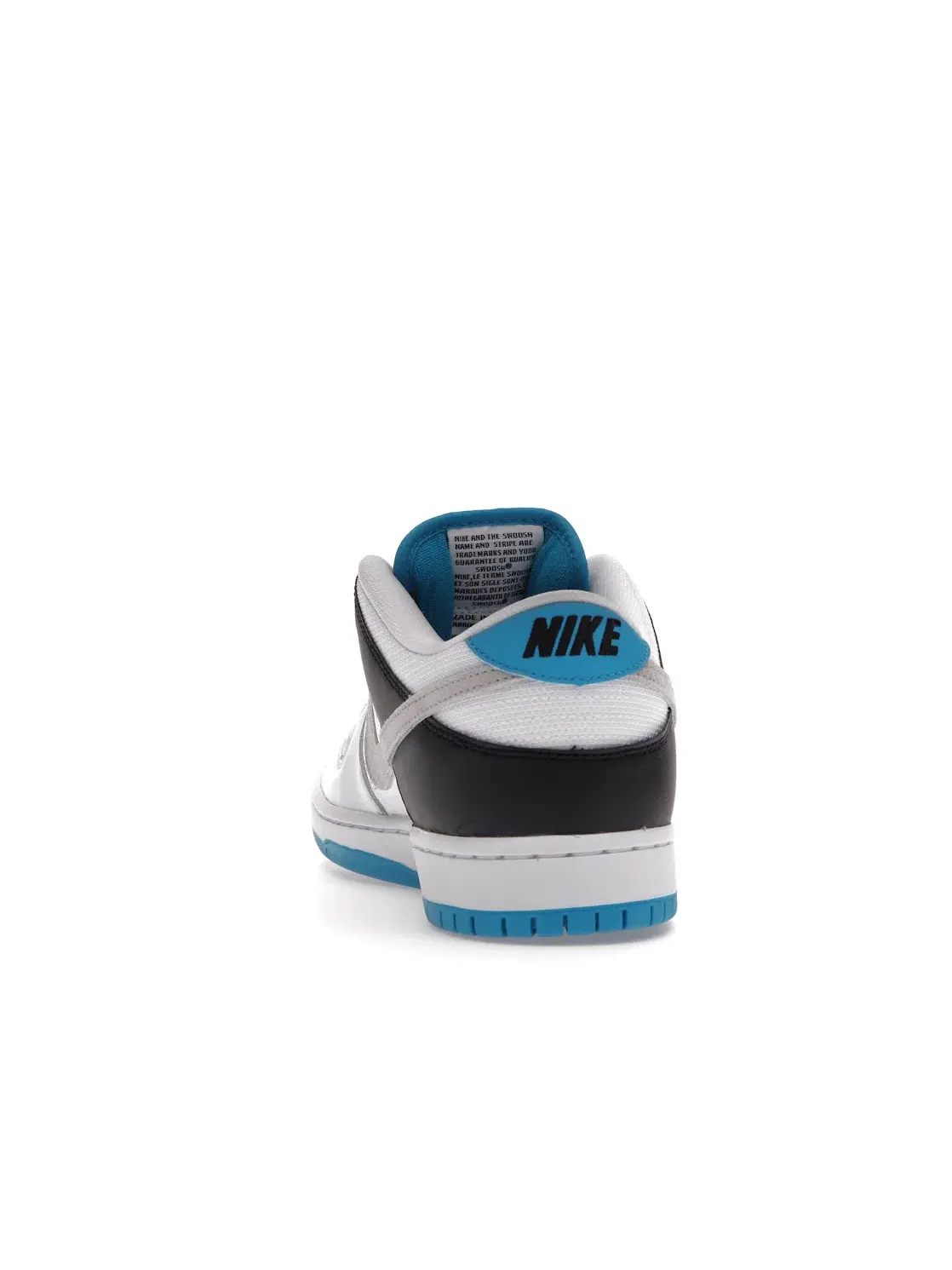 Мужские кроссовки с кожаным верхом Nike SB Dunk Low Nike — изображение 4 из 4, белый/черный/синий