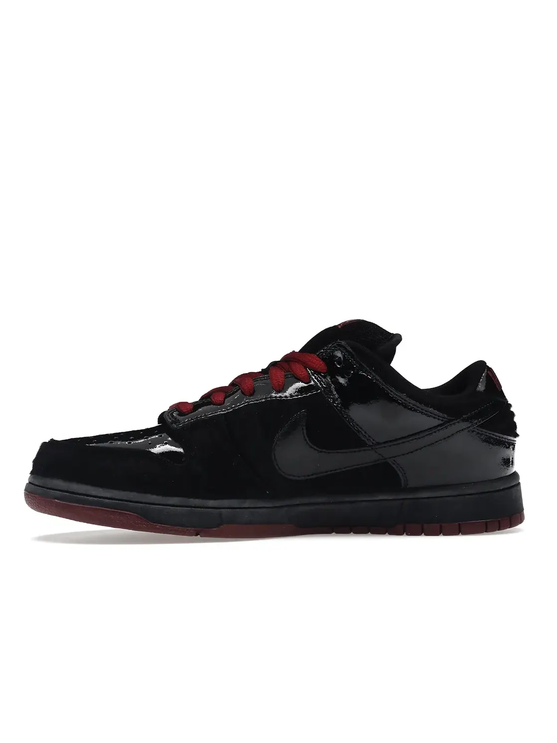 Мужские кроссовки с принтом Nike SB Dunk Low Nike — изображение 3 из 4, черный/черный-красный