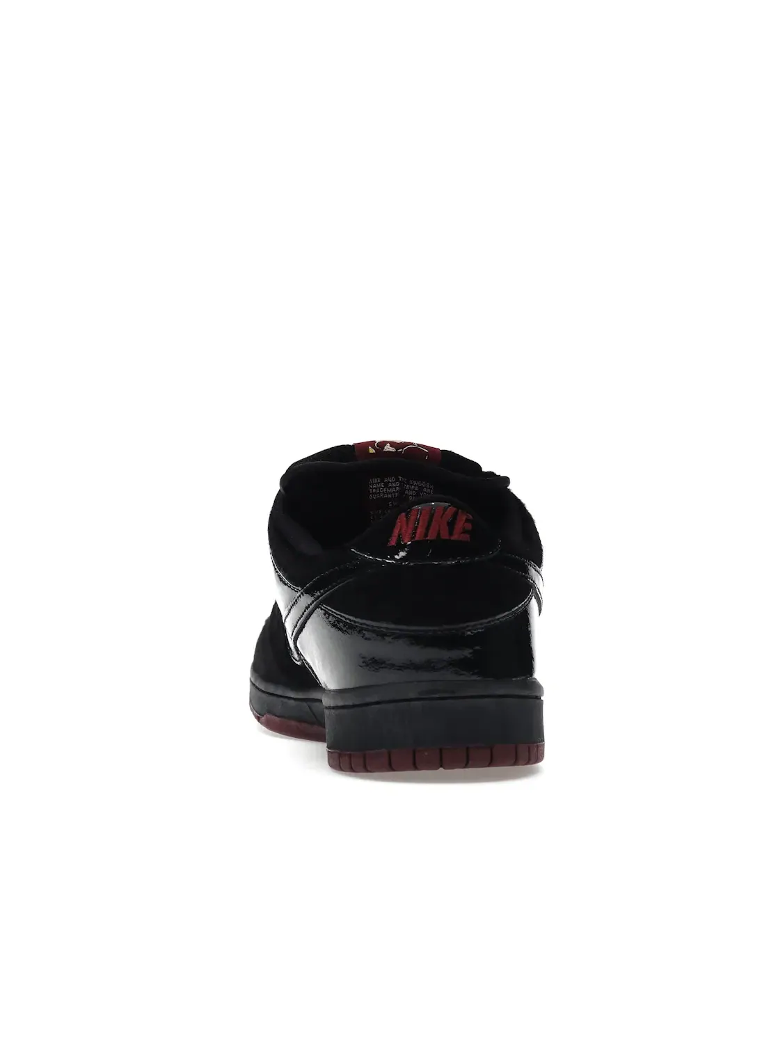 Мужские кроссовки с принтом Nike SB Dunk Low Nike — изображение 4 из 4, черный/черный-красный