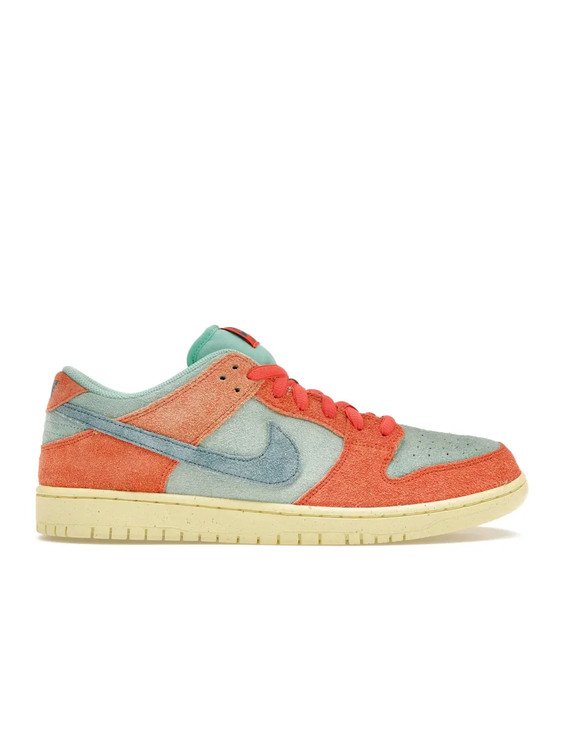 Мужские кроссовки с ворсистым замшевым верхом Nike SB Dunk Low Nike — изображение 1 из 4, оранжевый голубой