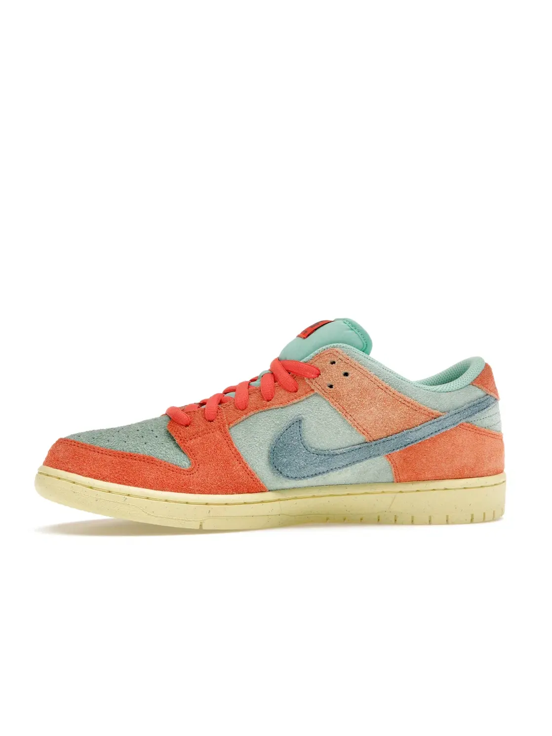 Мужские кроссовки с ворсистым замшевым верхом Nike SB Dunk Low Nike — изображение 3 из 4, оранжевый голубой