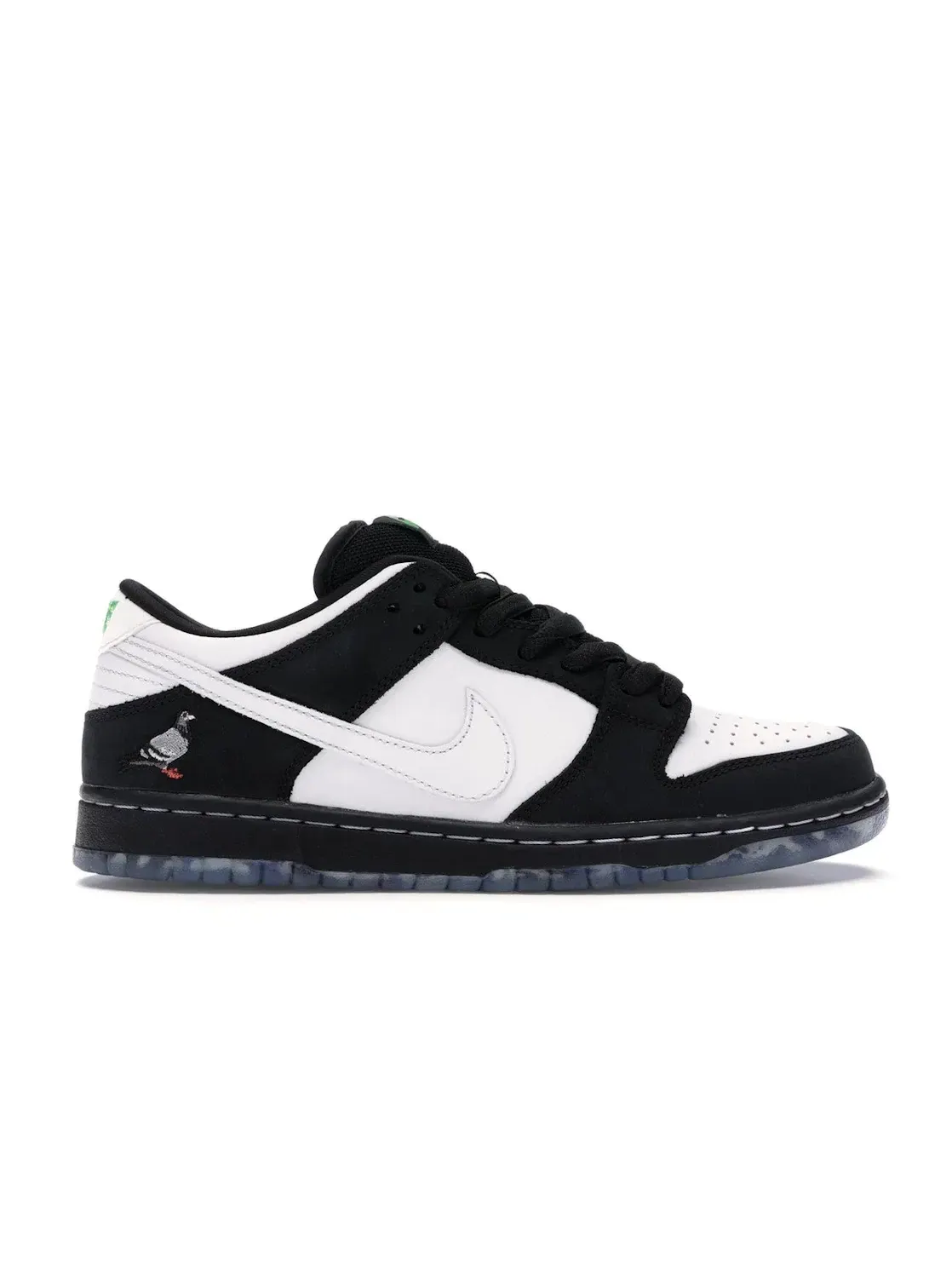 Мужские кроссовки с принтом Nike SB Dunk Low Staple Panda Pigeon Nike — изображение 1 из 4, черный/белый-зеленый