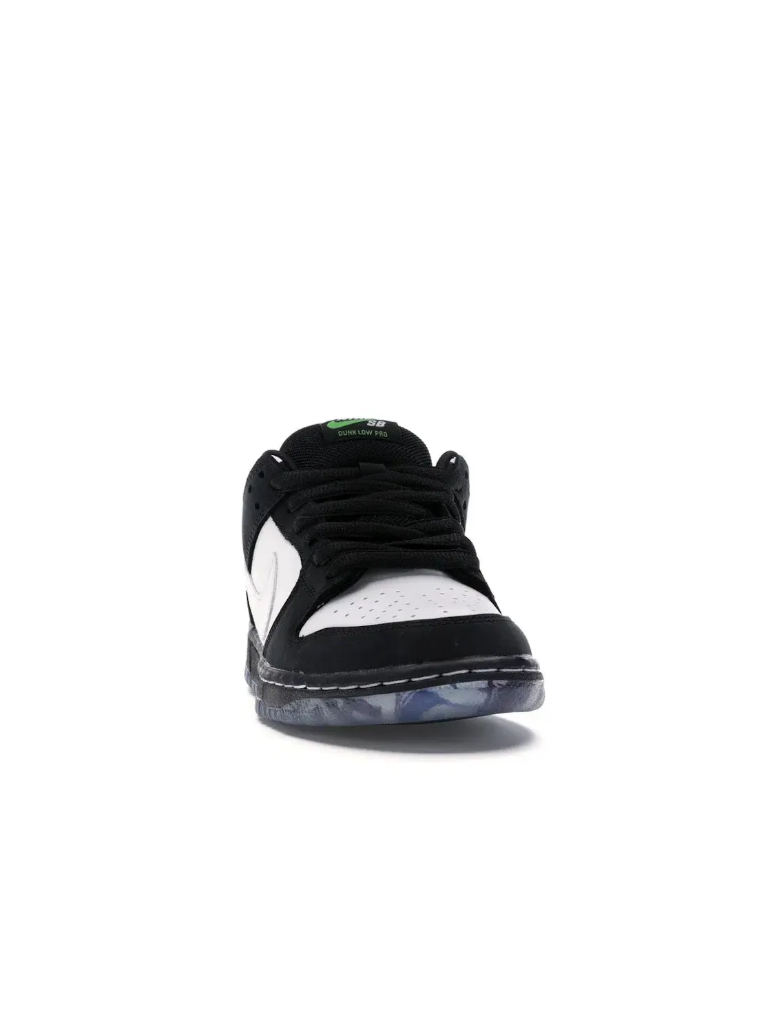 Мужские кроссовки с принтом Nike SB Dunk Low Staple Panda Pigeon Nike — изображение 2 из 4, черный/белый-зеленый