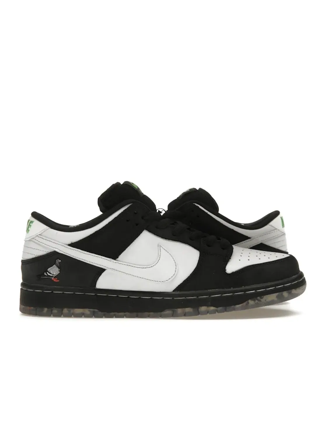 Мужские кроссовки с принтом Nike SB Dunk Low Nike — изображение 1 из 4, черный/белый-зеленый