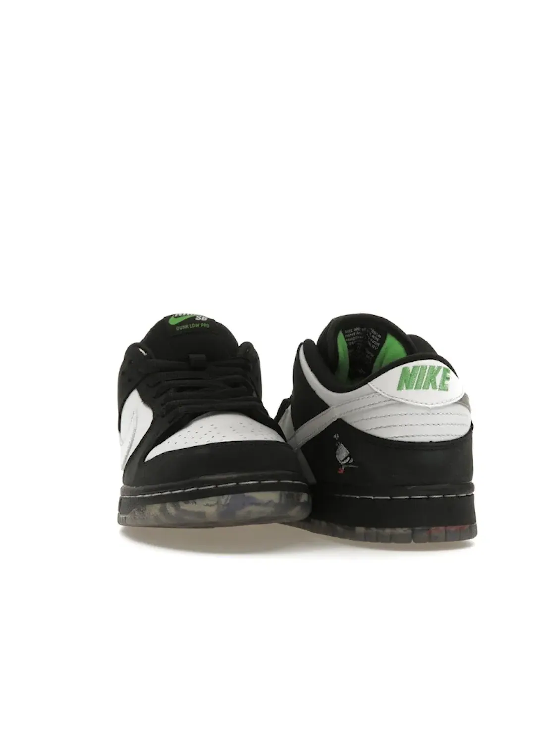 Мужские кроссовки с принтом Nike SB Dunk Low Nike — изображение 2 из 4, черный/белый-зеленый