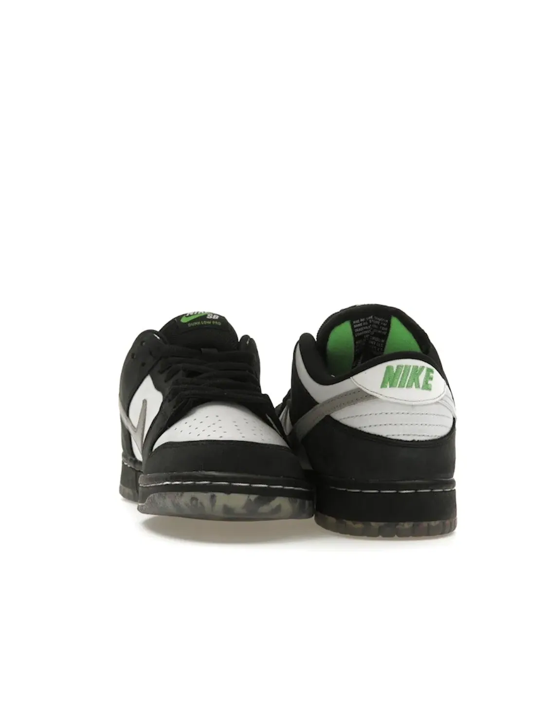 Мужские кроссовки с принтом Nike SB Dunk Low Nike — изображение 4 из 4, черный/белый-зеленый