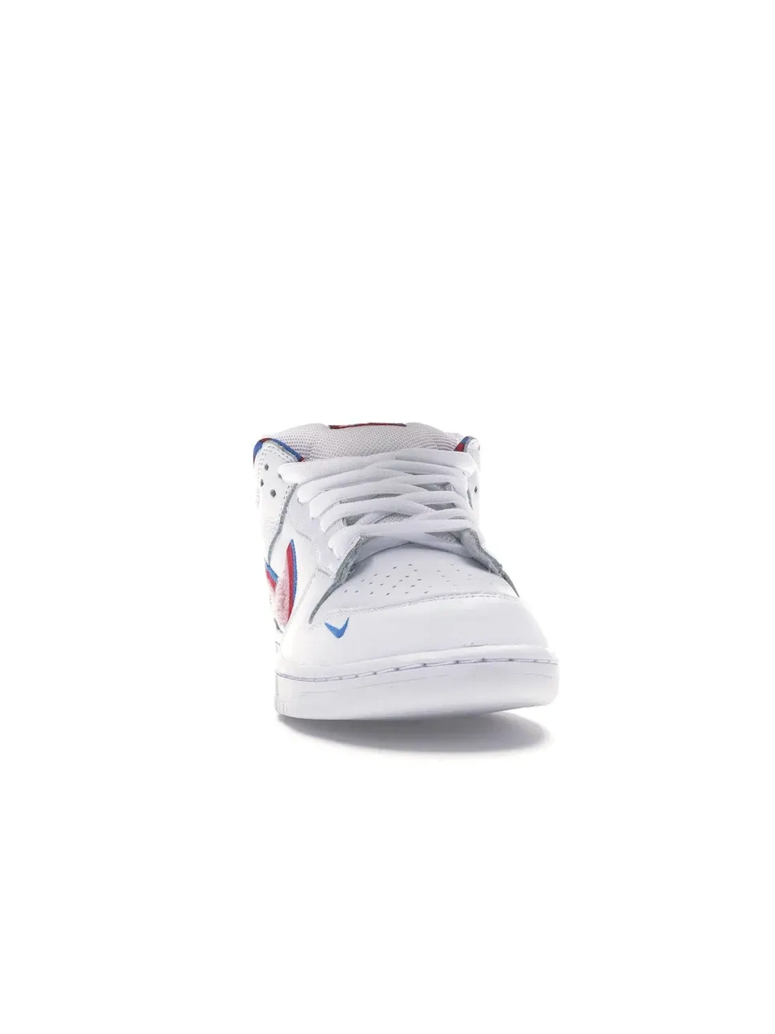 Мужские кроссовки с принтом Nike SB Dunk Low Parra Nike — изображение 2 из 4, белый красный розовый