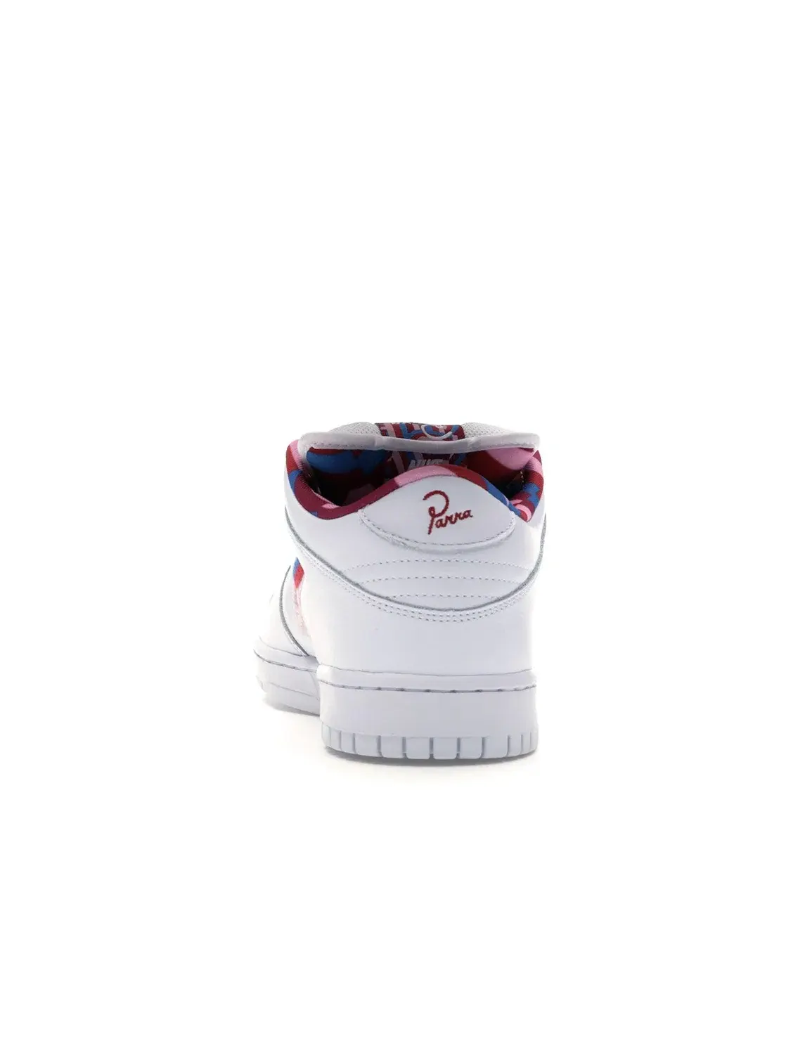 Мужские кроссовки с принтом Nike SB Dunk Low Parra Nike — изображение 4 из 4, белый красный розовый