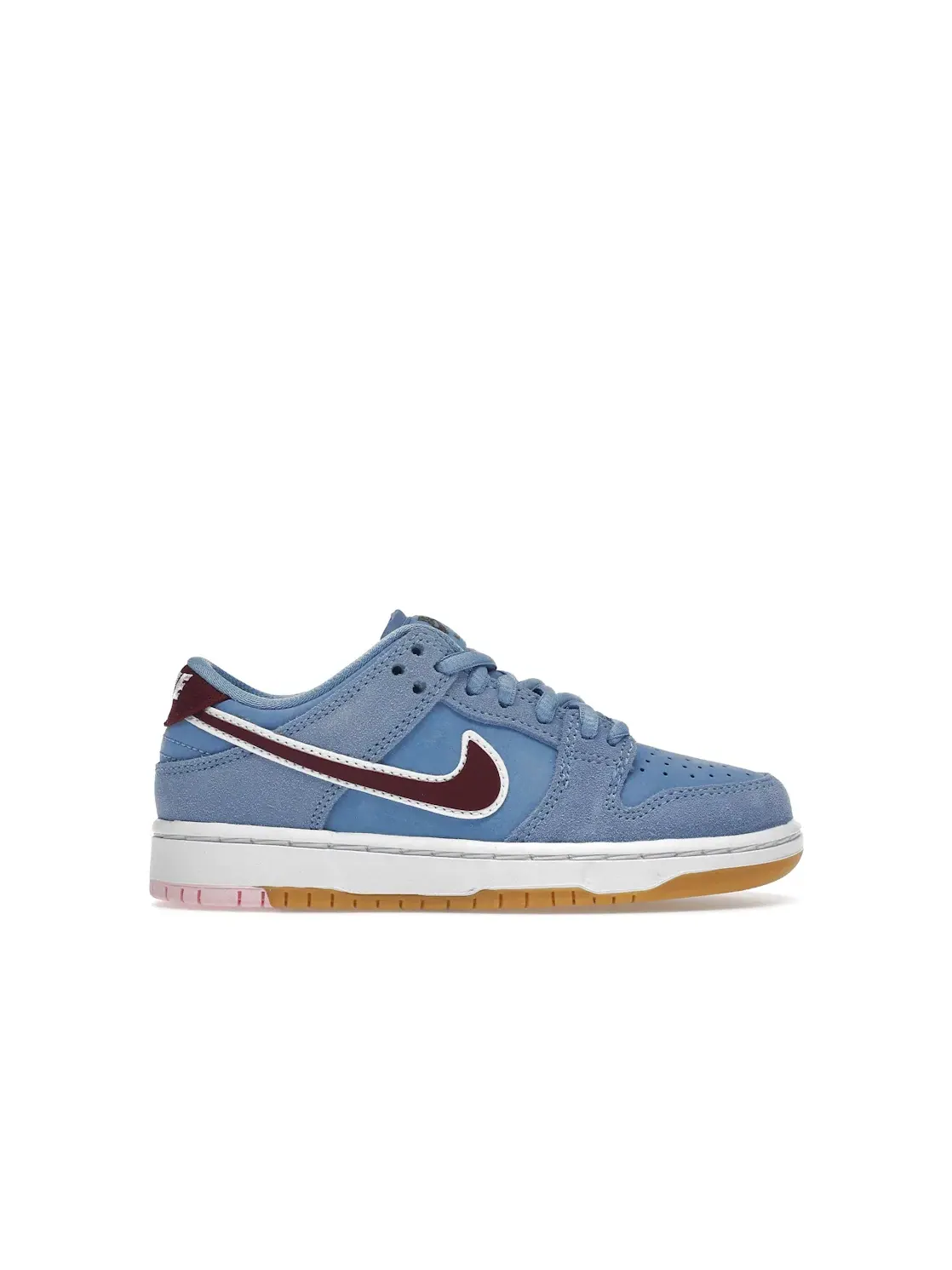 Детские кроссовки с длинным шнурованием Nike SB Dunk Low Nike — изображение 1 из 4, синий//белый