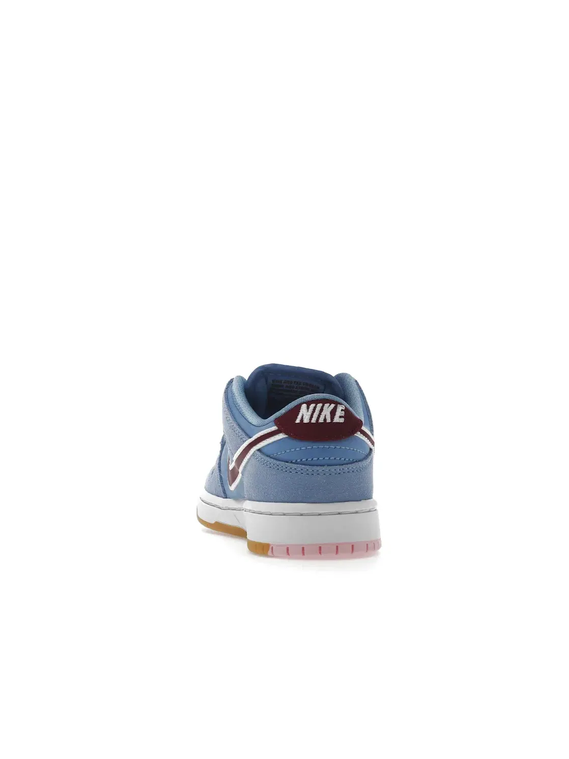 Детские кроссовки с длинным шнурованием Nike SB Dunk Low Nike — изображение 4 из 4, синий//белый
