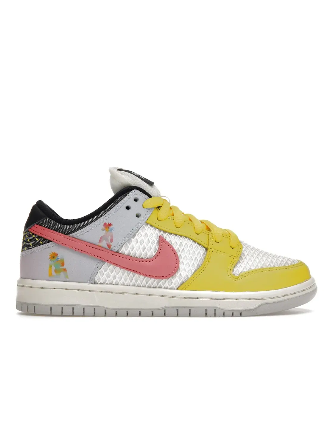 Мужские кроссовки с принтом Nike SB Dunk Low Pro Be True Xavier Schipani — изображение 1 из 4, мульти-/розовый