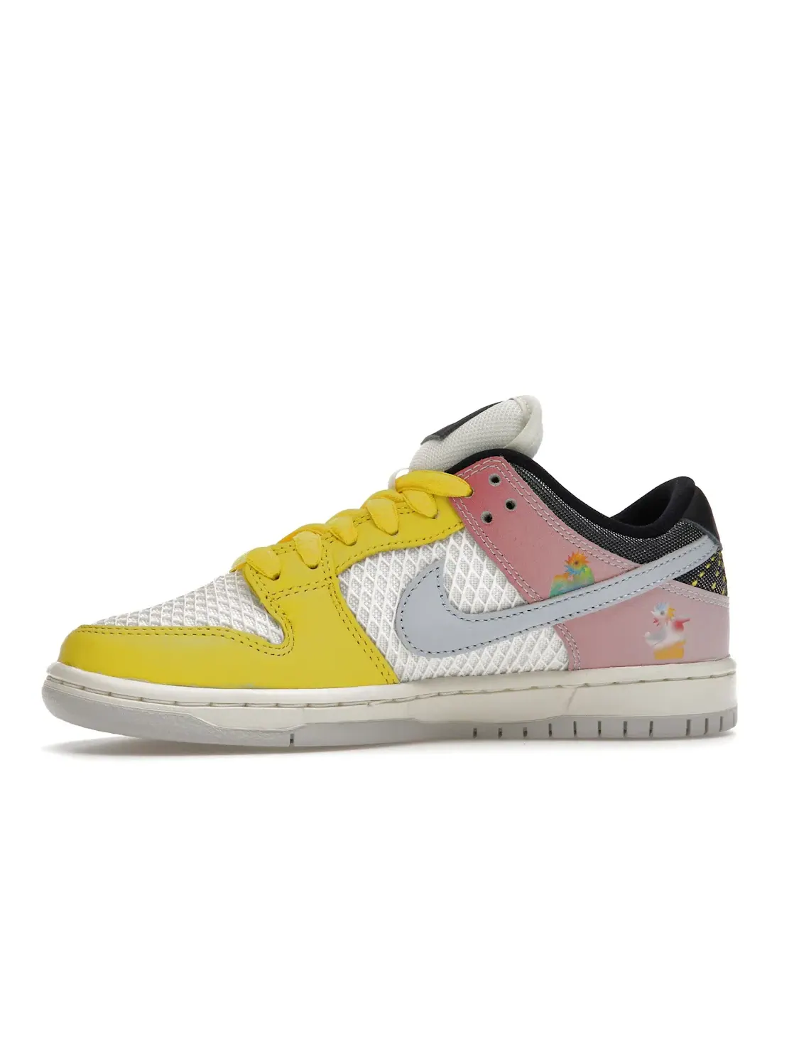 Мужские кроссовки с принтом Nike SB Dunk Low Pro Be True Xavier Schipani — изображение 3 из 4, мульти-/розовый
