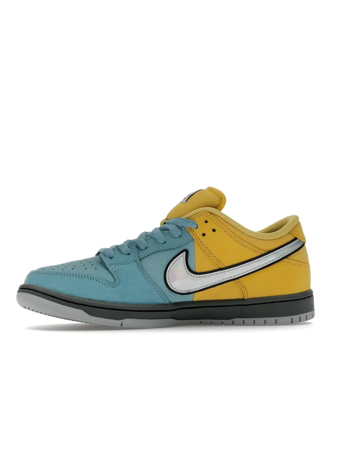 Мужские кроссовки с джинсовыми элементами Nike SB Dunk Low Pro — изображение 3 из 4, серый/джинсовый синий