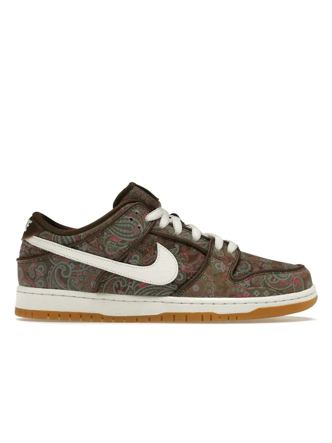 Мужские кроссовки с принтом Paisley Nike SB Dunk Low Pro — изображение 1 из 4, коричневый/мульти--белый