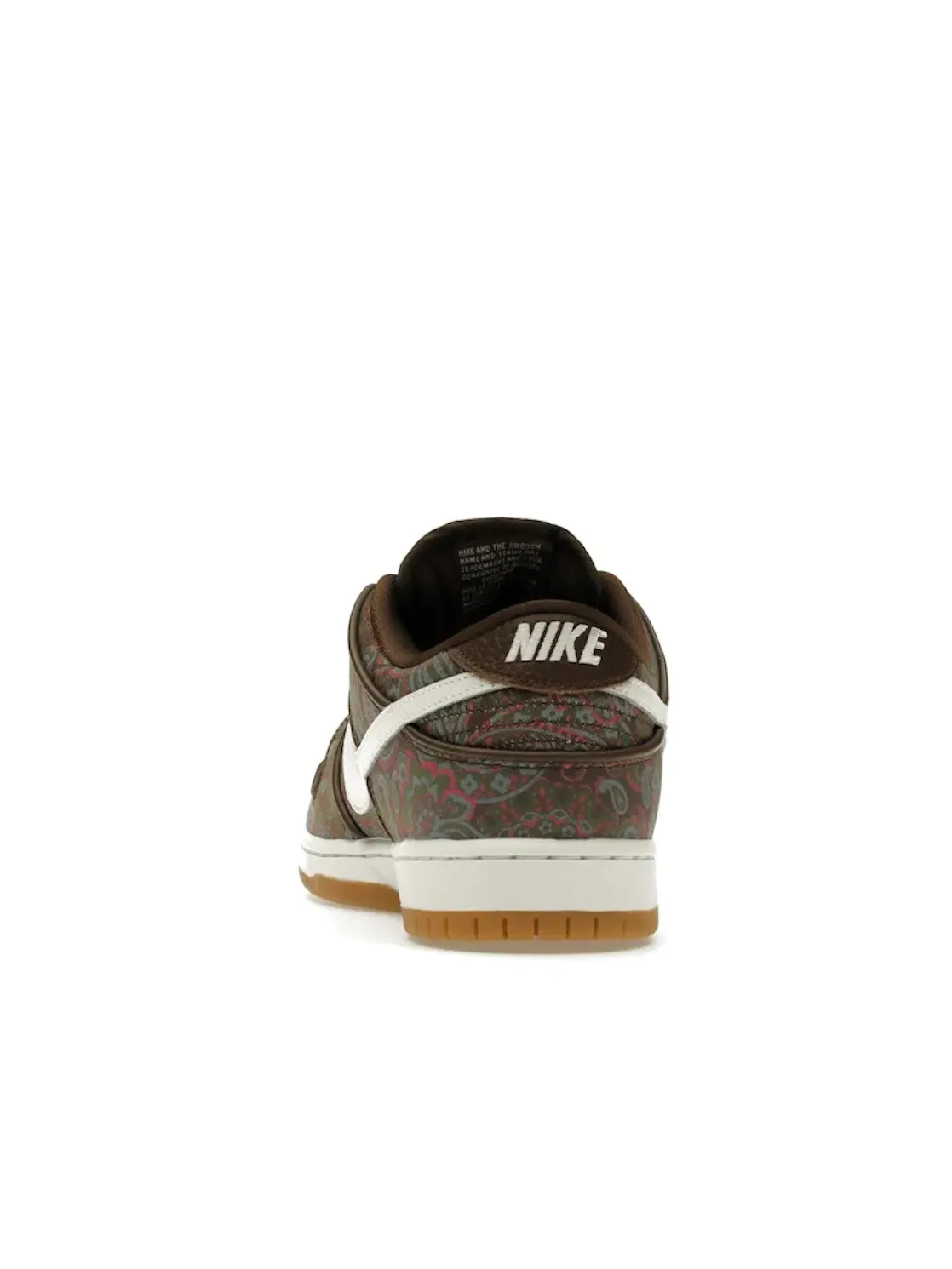 Мужские кроссовки с принтом Paisley Nike SB Dunk Low Pro — изображение 4 из 4, коричневый/мульти--белый