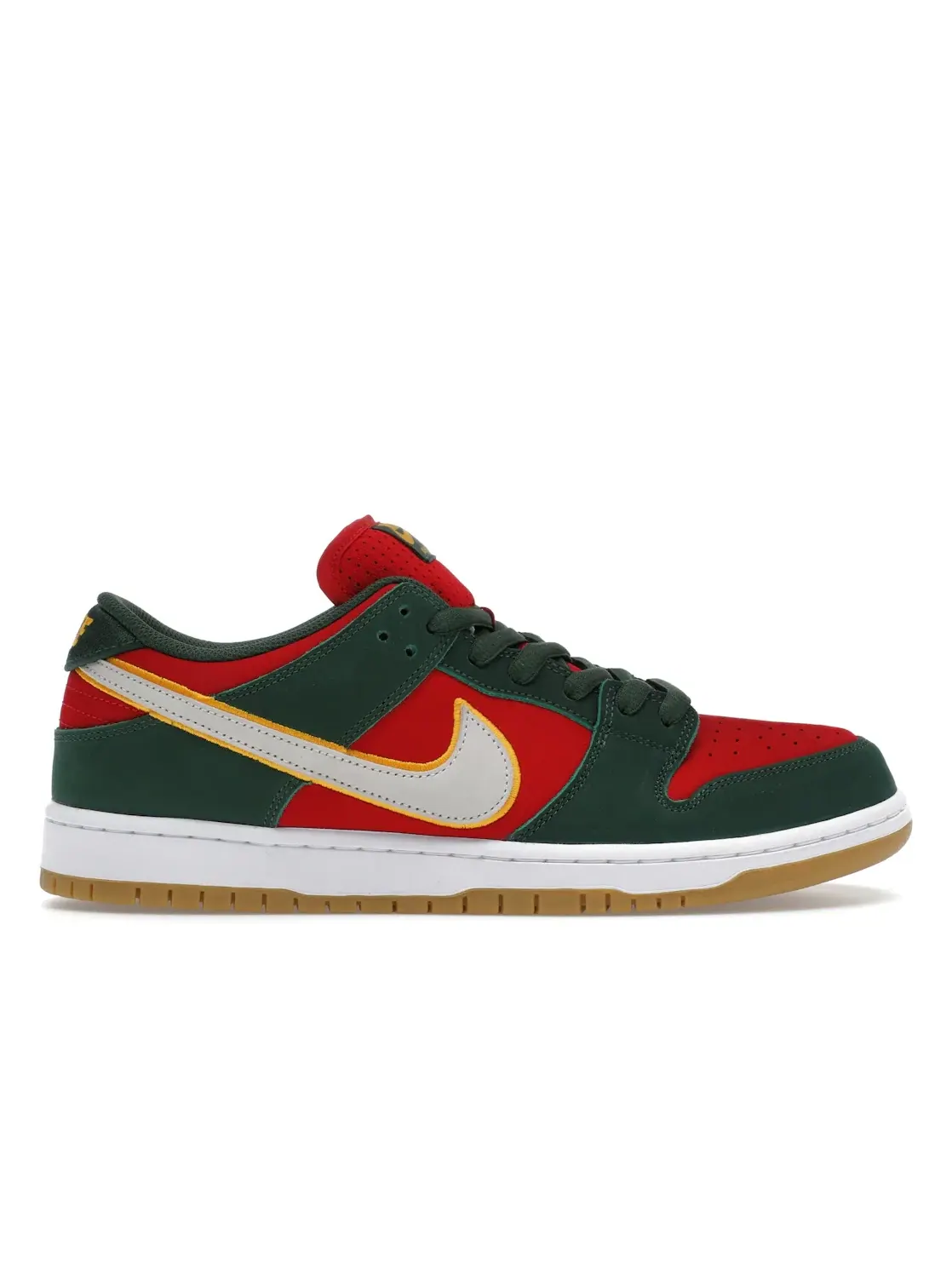 Мужские кроссовки lifestyle Nike SB Dunk Low Pro PRM Nike — изображение 1 из 4, белый/золотистый/красный