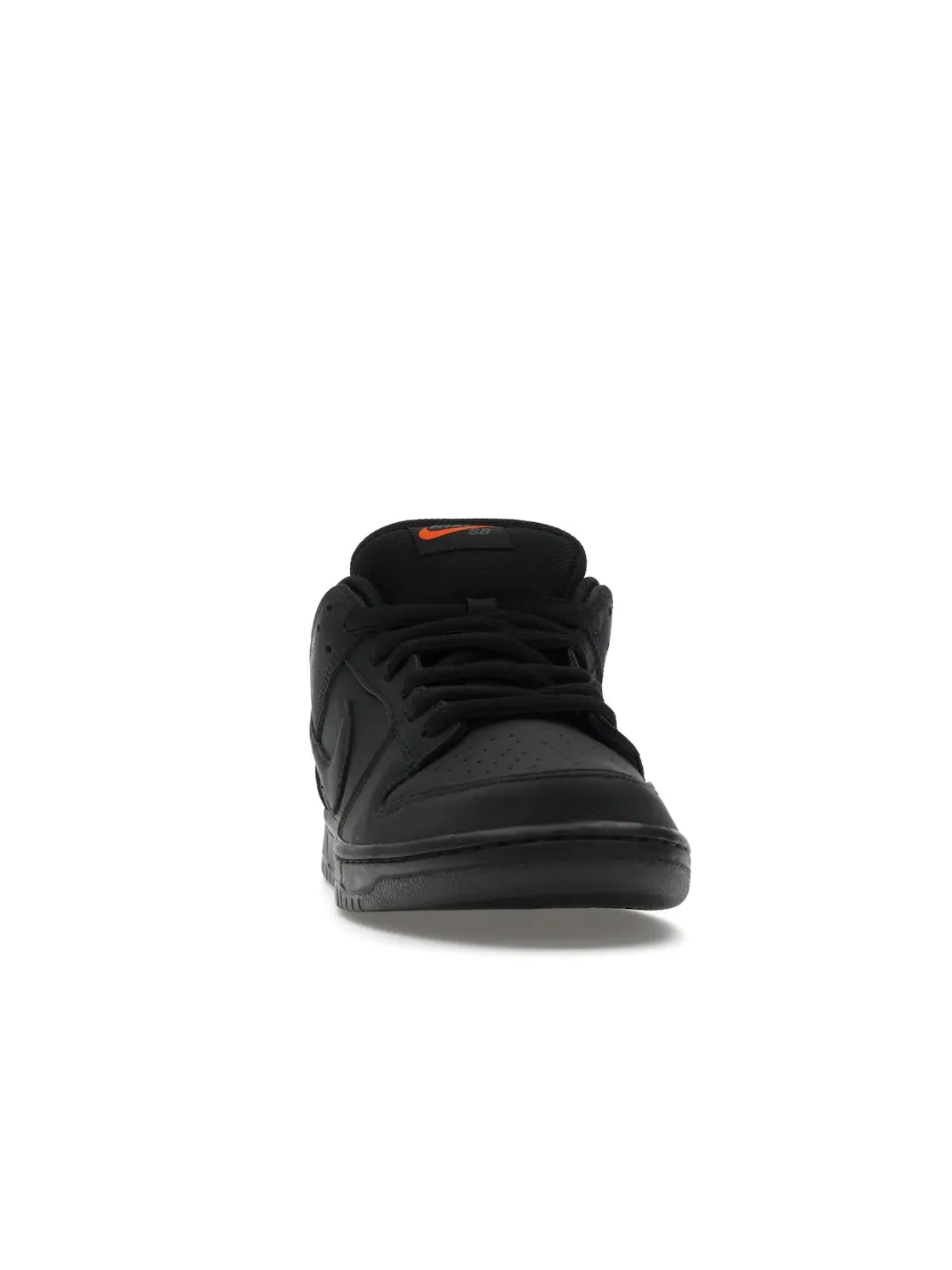 Мужские кроссовки для скейтбординга с моноколорным дизайном Nike SB Dunk Low Pro — изображение 2 из 4, черный//оранжевый