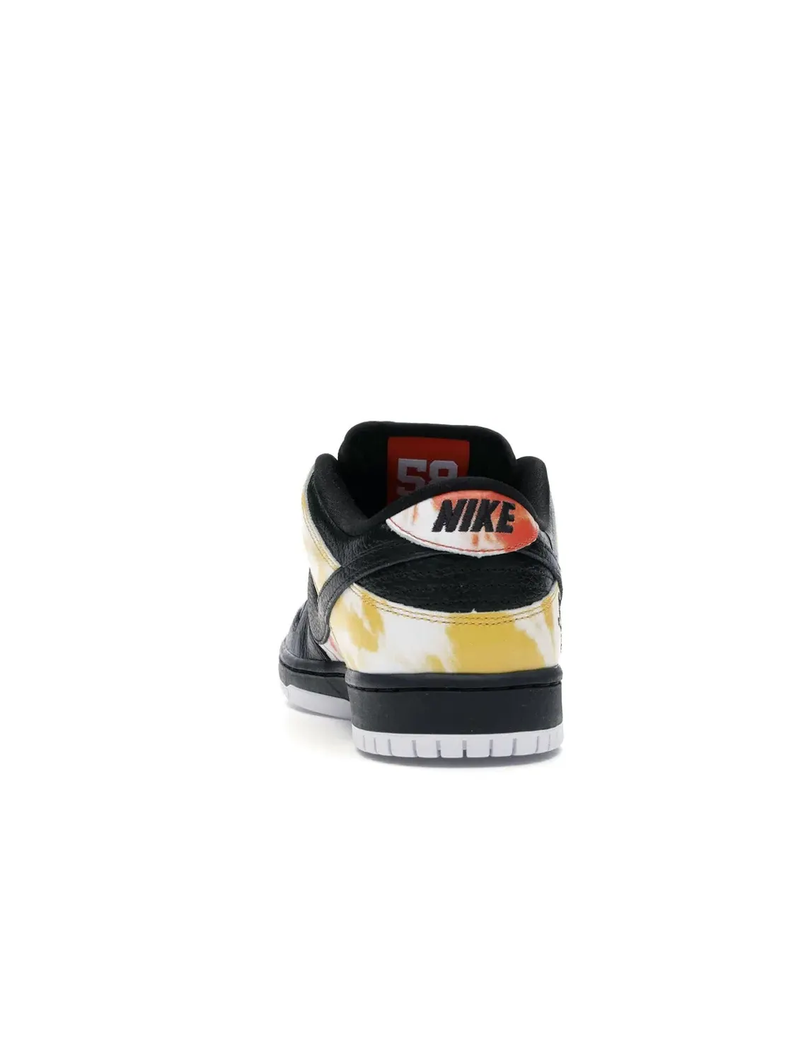 Мужские кроссовки с принтом Nike SB Dunk Low Nike — изображение 4 из 4, черный/черный-оранжевый