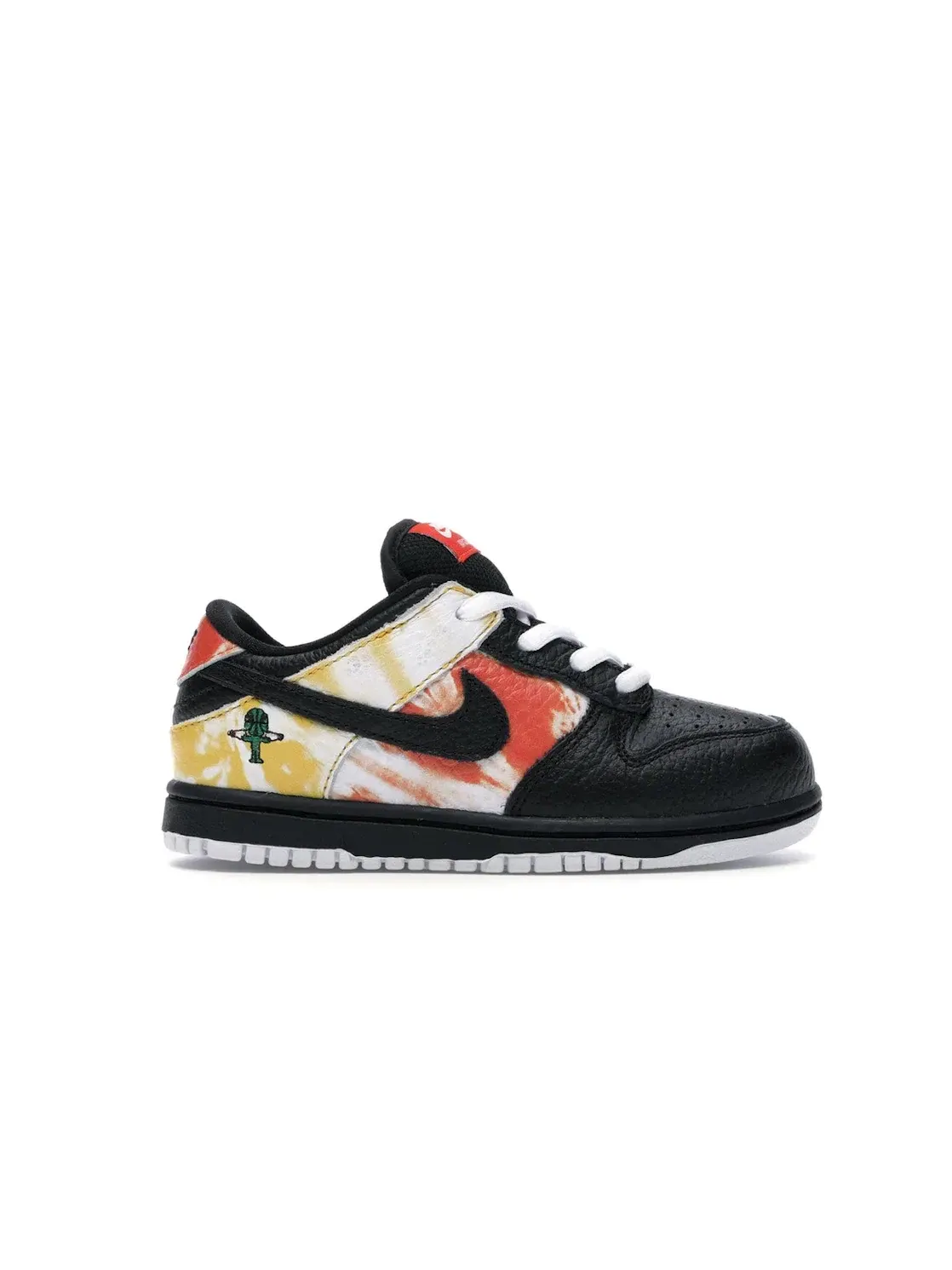 Детские кроссовки с принтом Nike SB Dunk Low Nike — изображение 1 из 4, черный/черный-оранжевый