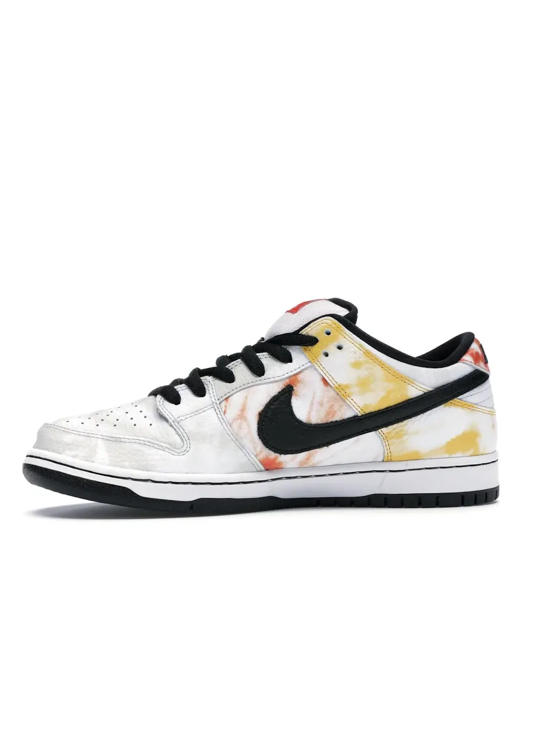Мужские кроссовки с принтом Nike SB Dunk Low Nike — изображение 3 из 4, белый/черный-оранжевый