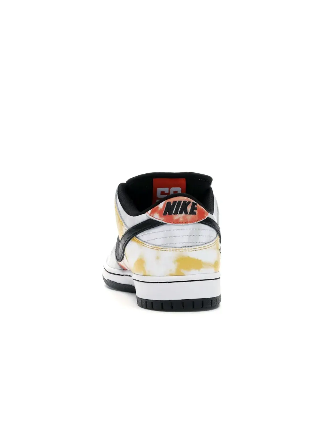 Мужские кроссовки с принтом Nike SB Dunk Low Nike — изображение 4 из 4, белый/черный-оранжевый