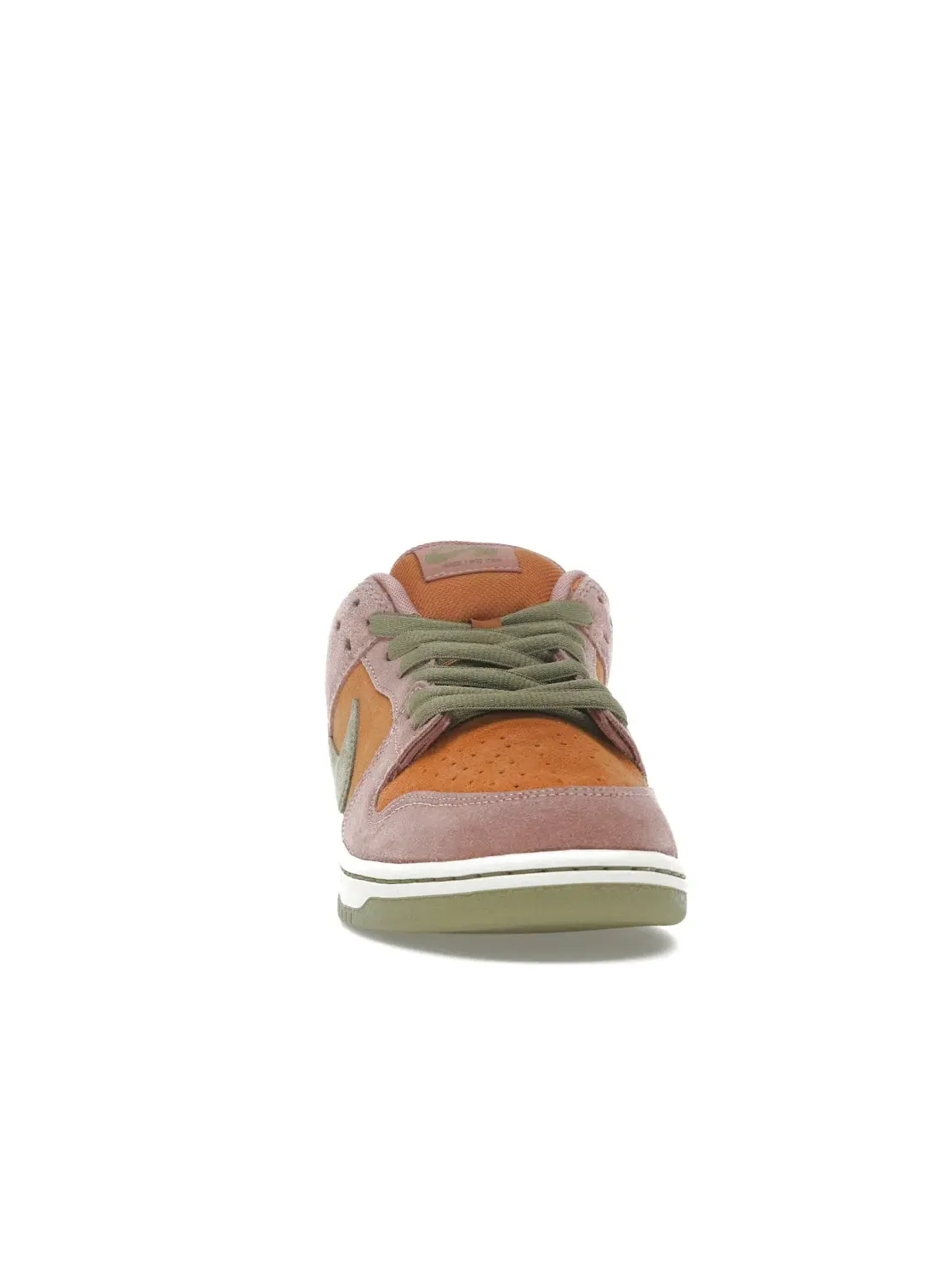 Мужские кроссовки с замшевыми накладками Nike SB Dunk Low — изображение 1 из 3, красный/оливковый