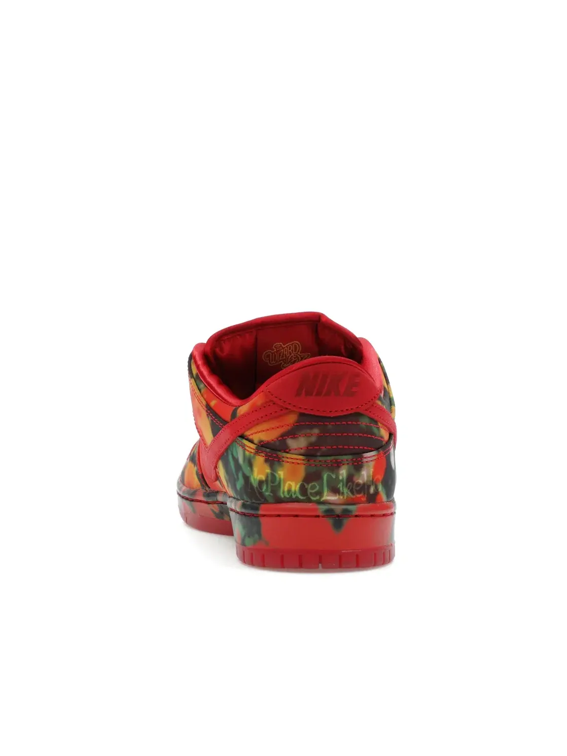 Мужские кроссовки с принтом Nike SB Dunk Low Nike — изображение 4 из 4, красный/золотистый