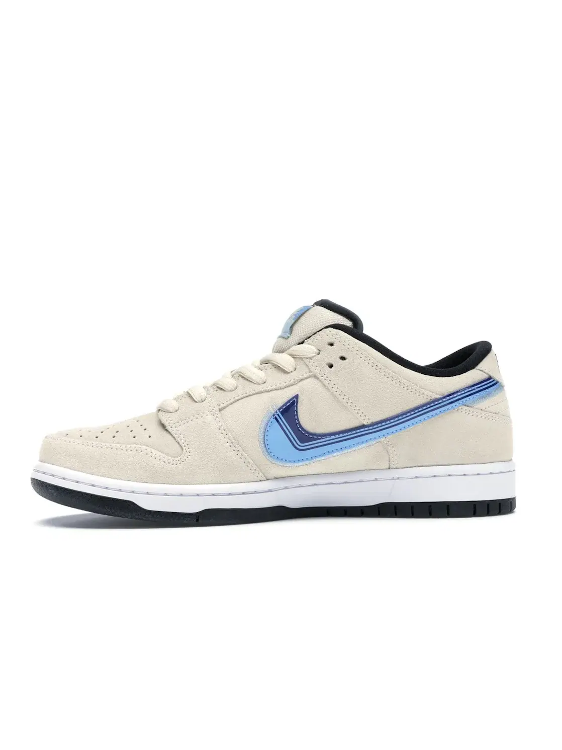 Мужские кроссовки с принтом Nike SB Dunk Low Nike — изображение 3 из 4, белый/синий-черный