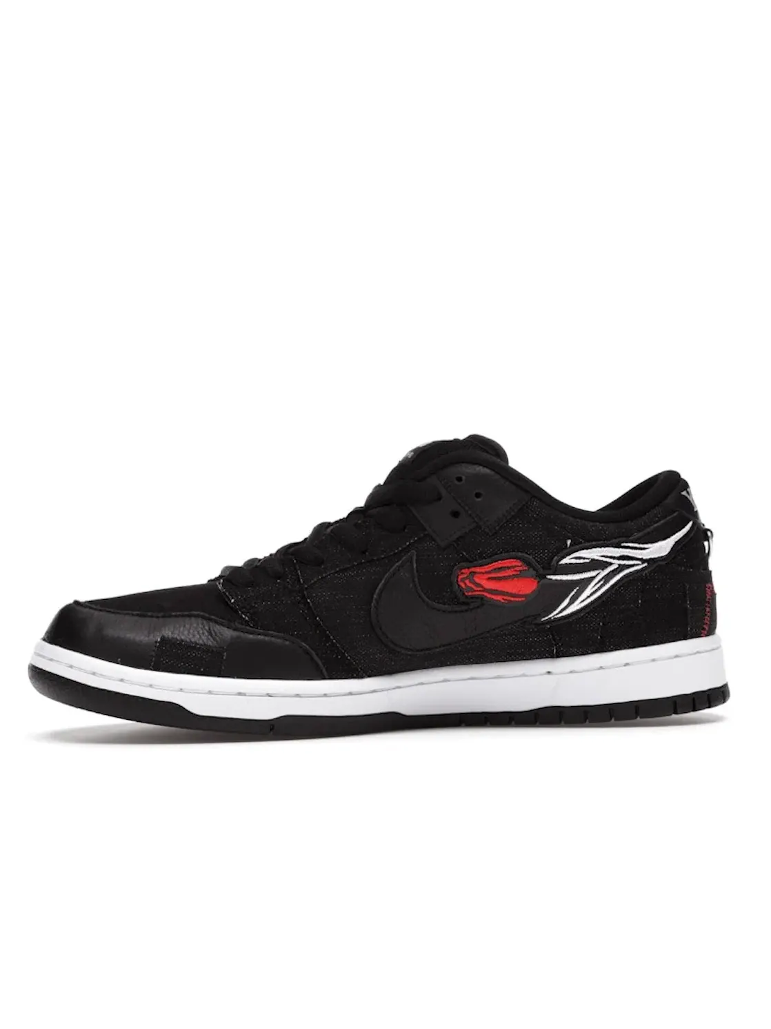 Мужские кроссовки с денимом Nike SB Dunk Low Wasted Youth (Special Box) — изображение 3 из 4, черный/черный/красный