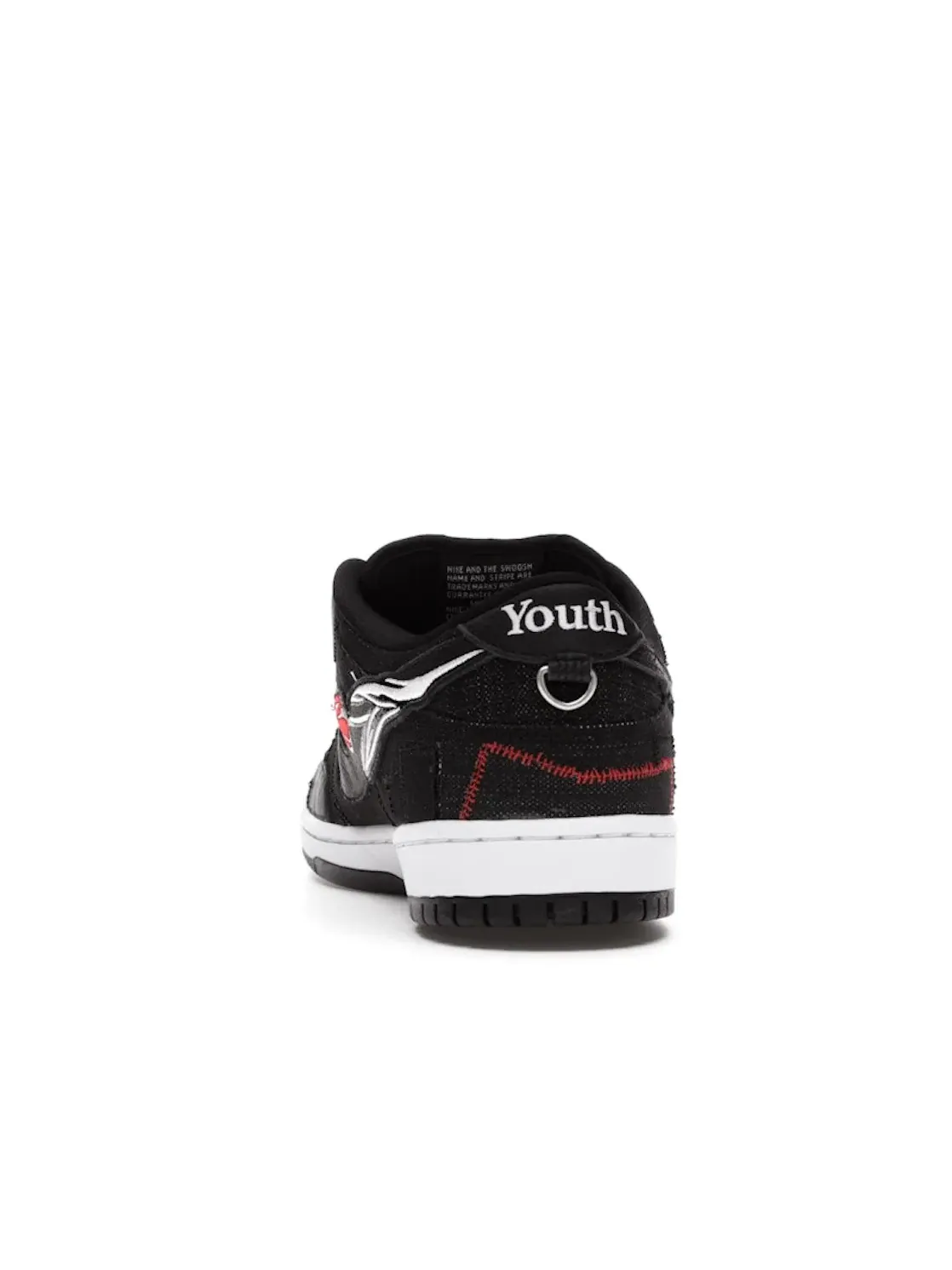 Мужские кроссовки с денимом Nike SB Dunk Low Wasted Youth (Special Box) — изображение 4 из 4, черный/черный/красный