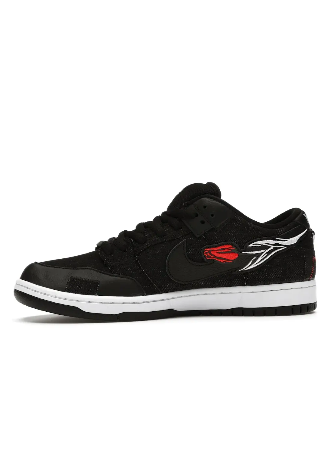 Мужские кроссовки с принтом Nike SB Dunk Low Wasted Youth Nike — изображение 3 из 4, черный/черный/красный