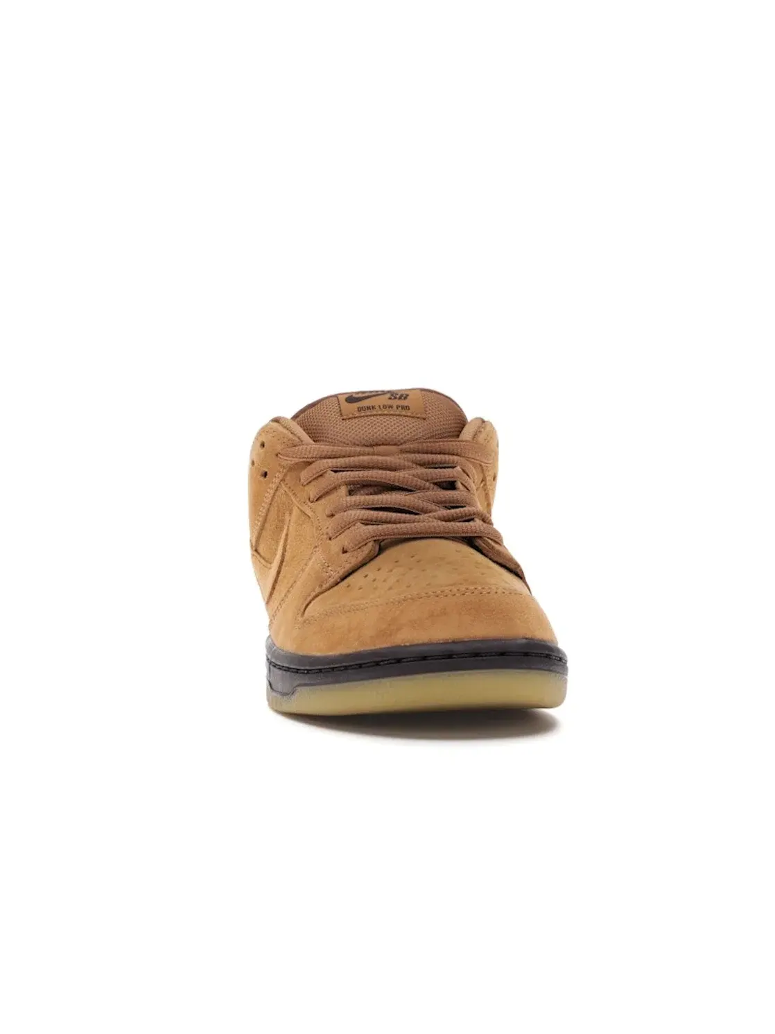 Мужские кроссовки с пшеничным замшем Nike SB Dunk Low — изображение 2 из 4, коричневый