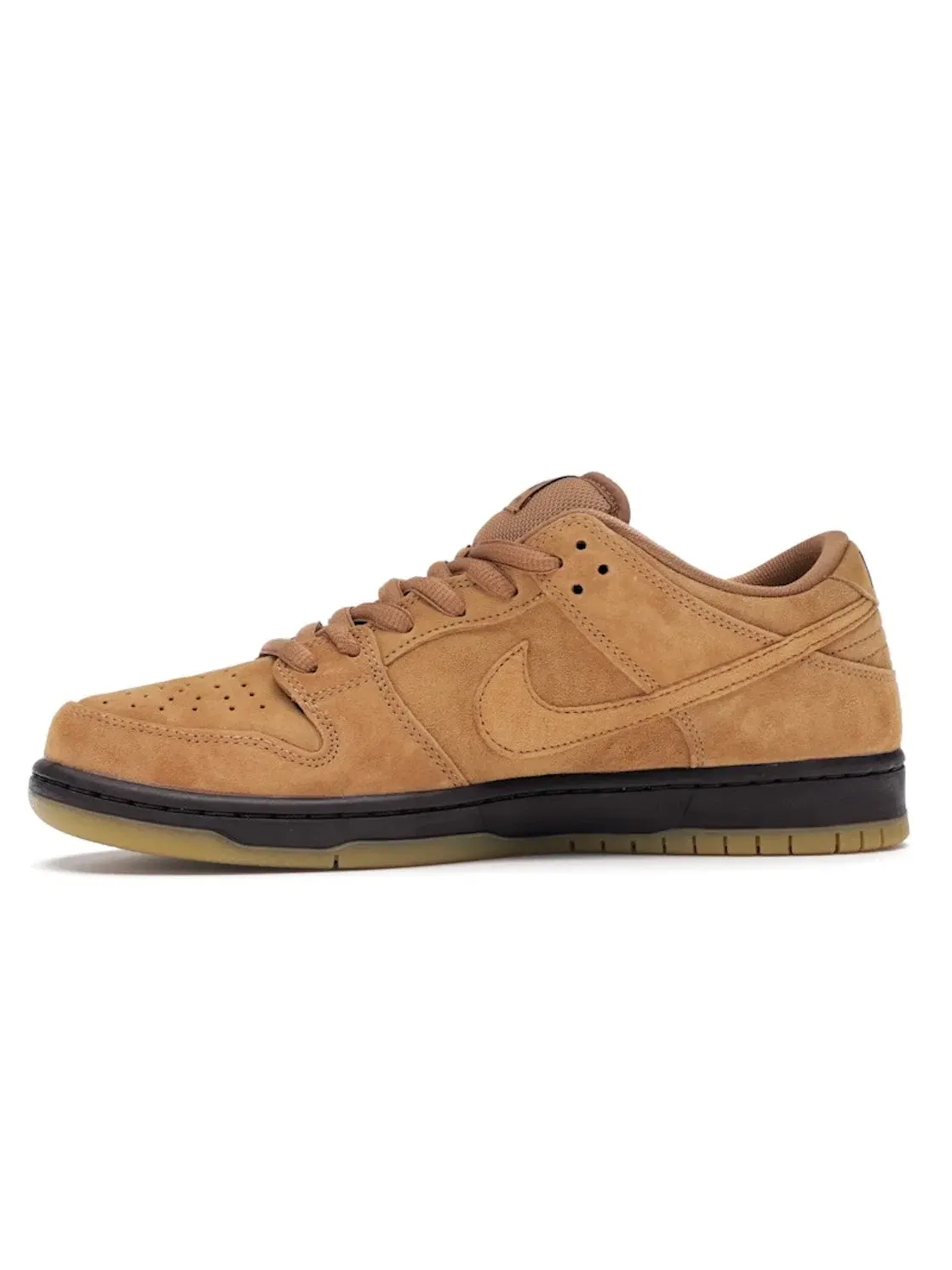 Мужские кроссовки с пшеничным замшем Nike SB Dunk Low — изображение 3 из 4, коричневый